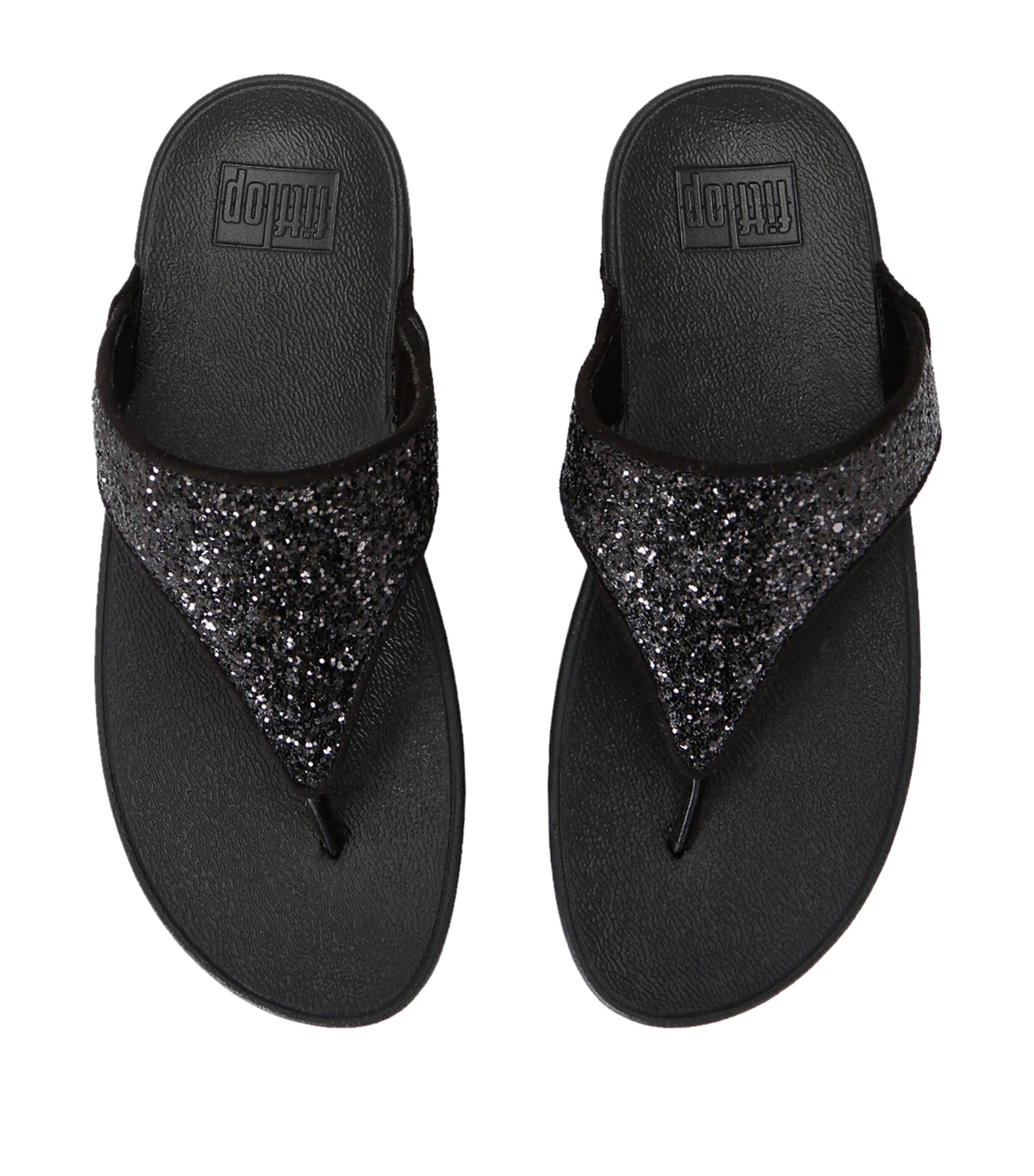 FitFlop Opul Lulu Toe-Post Sandals Black Image 4