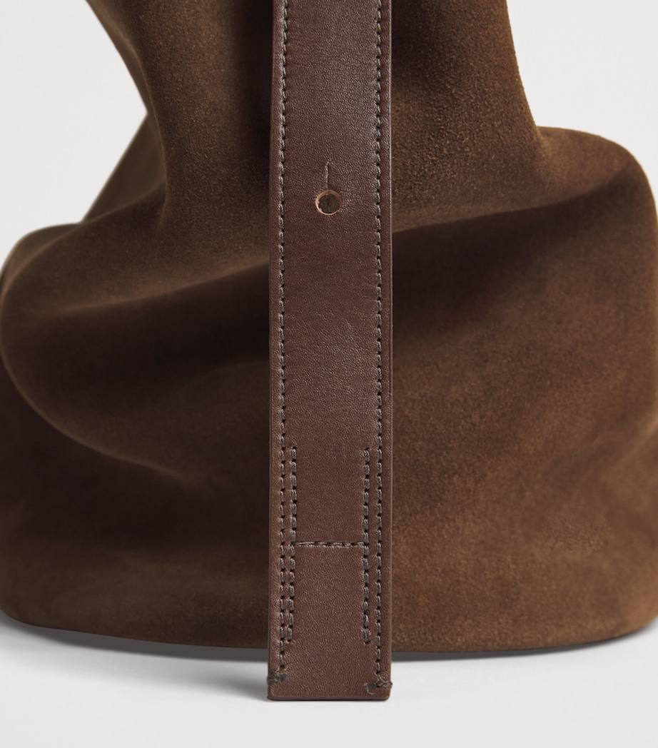 Suede H Tote Bag BROWN Image 7