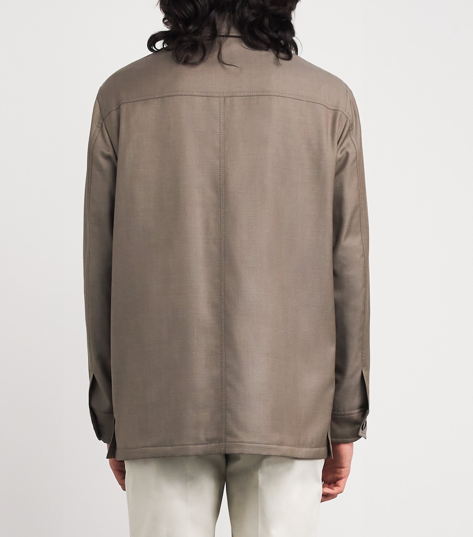 Wool Padded Field Jacket 9696 Image 5