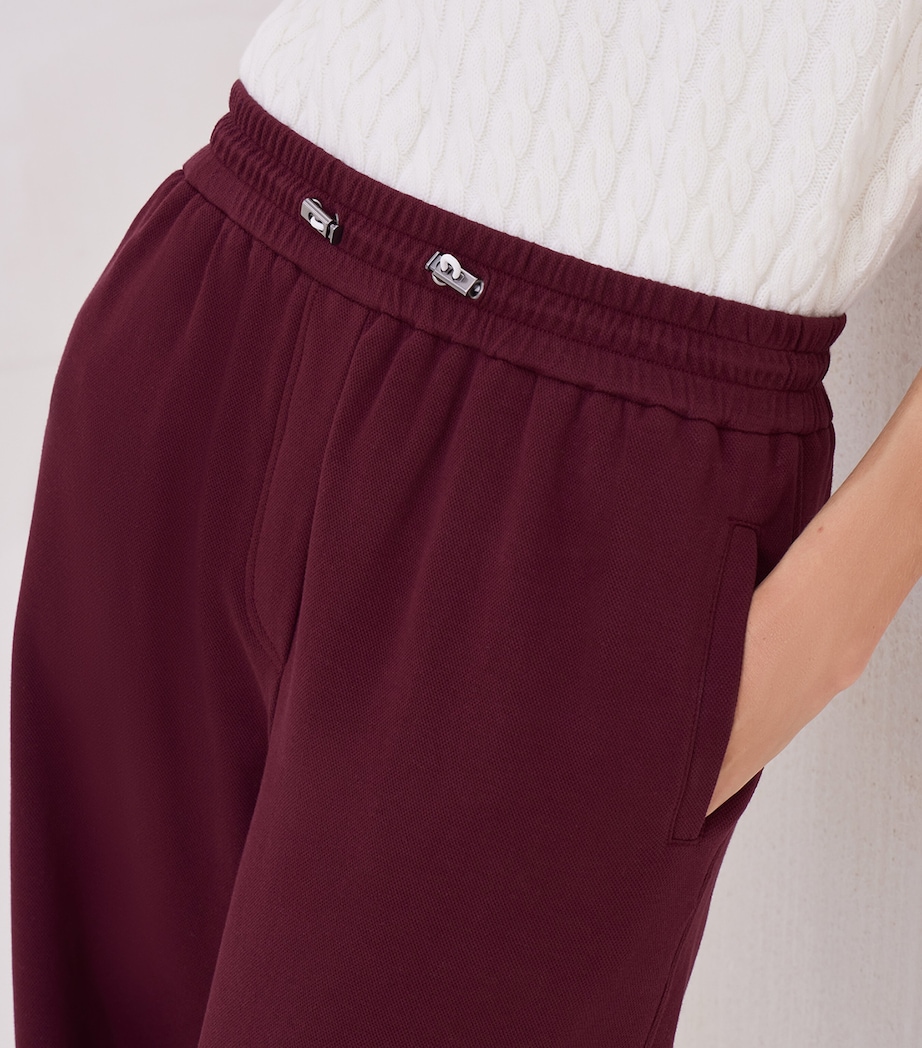 Techno Cotton-Blend Piqué Track Trousers C9663 Image 2