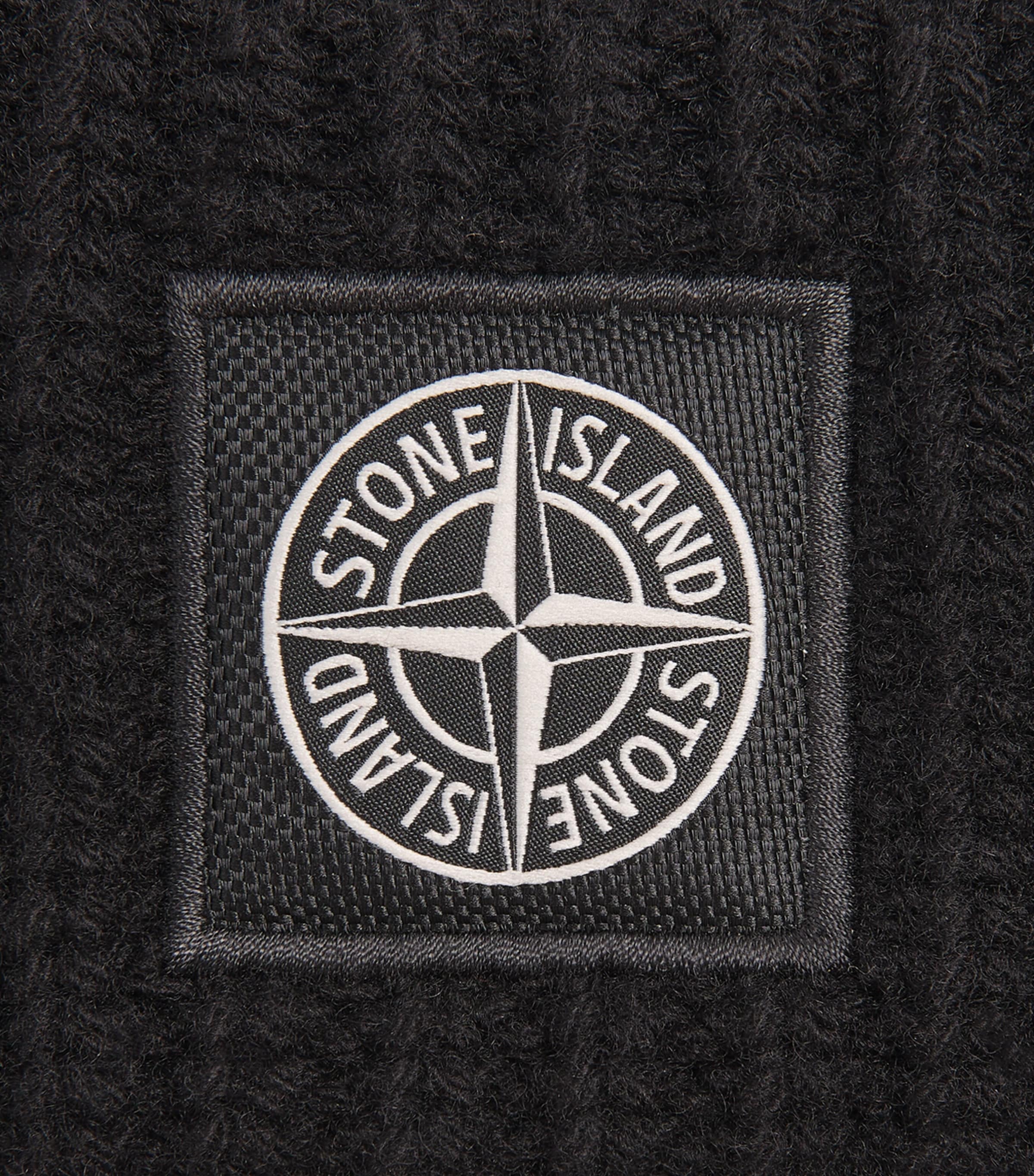 Stone Island Virgin Wool Logo Beanie Image 4
