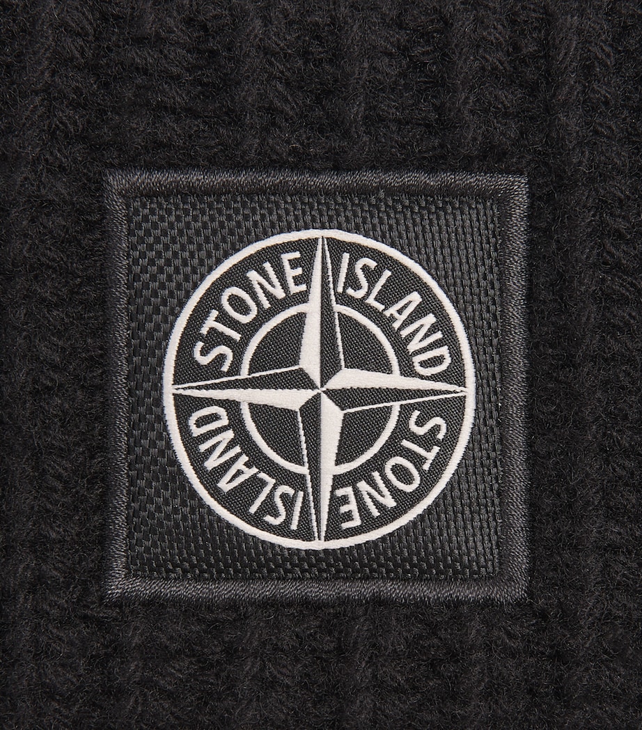 Stone Island Virgin Wool Logo Beanie Image 4