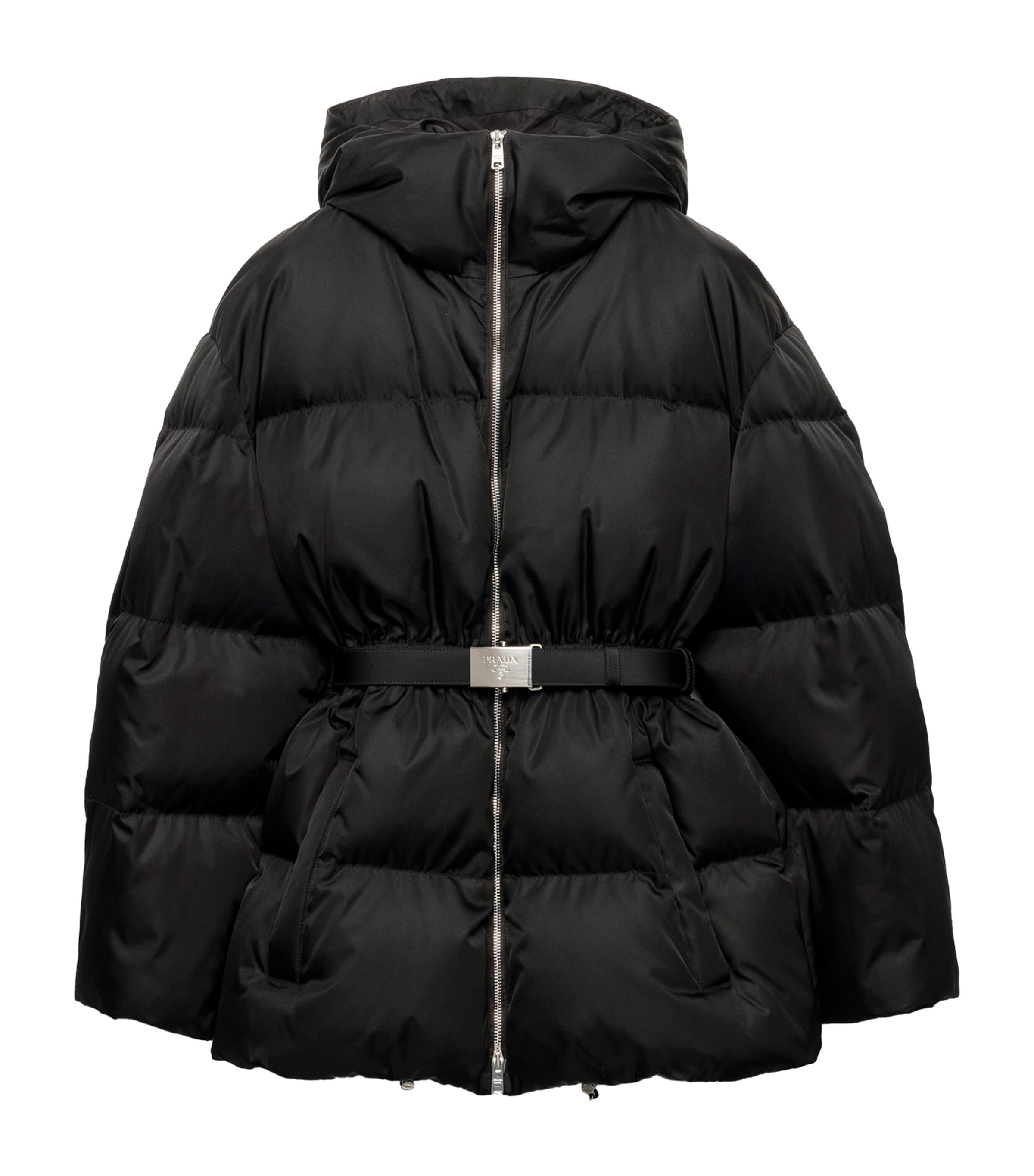 Down Re-Nylon Hooded Jacket F0002 Image 1