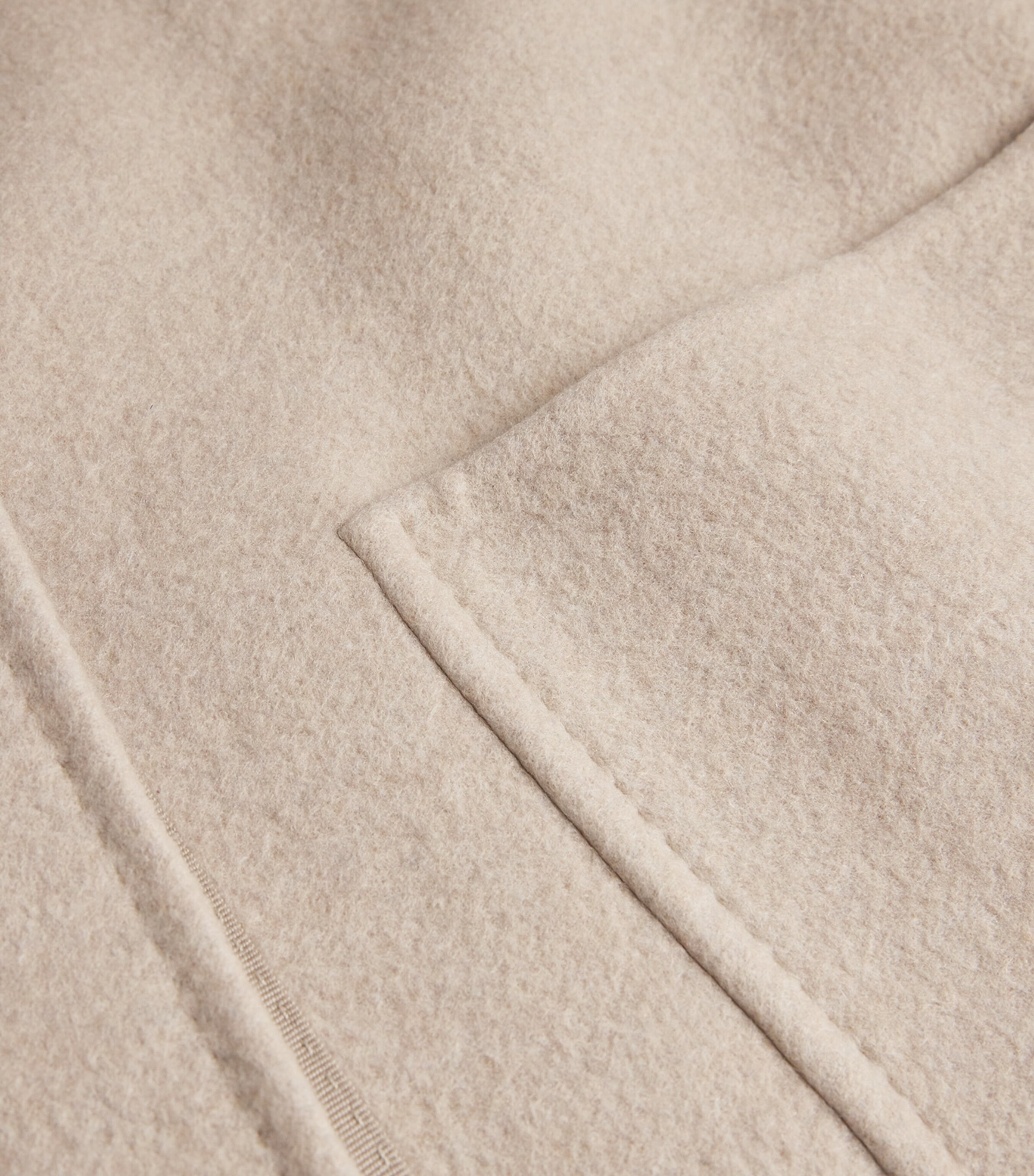 Max Mara Womens Cashmere Collarless Coat Beige Image 5