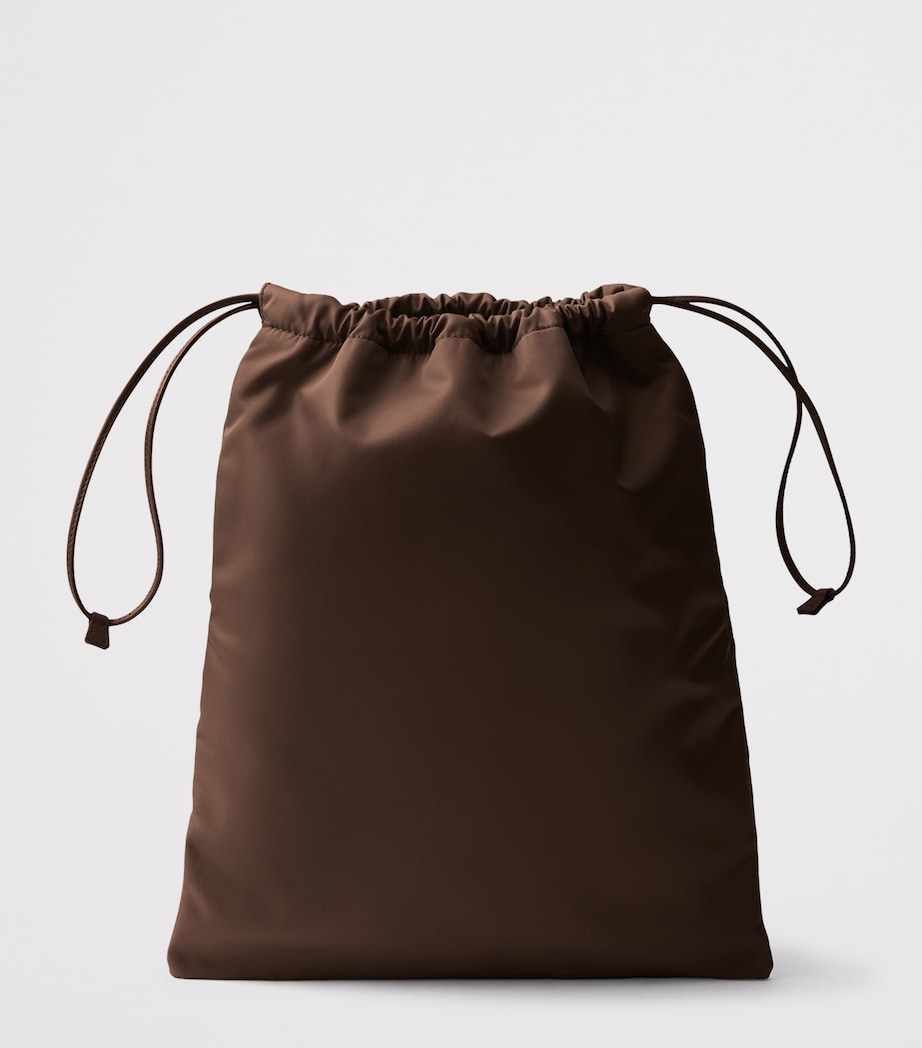 Prada Re-Nylon Drawstring Pouch Brown Image 3