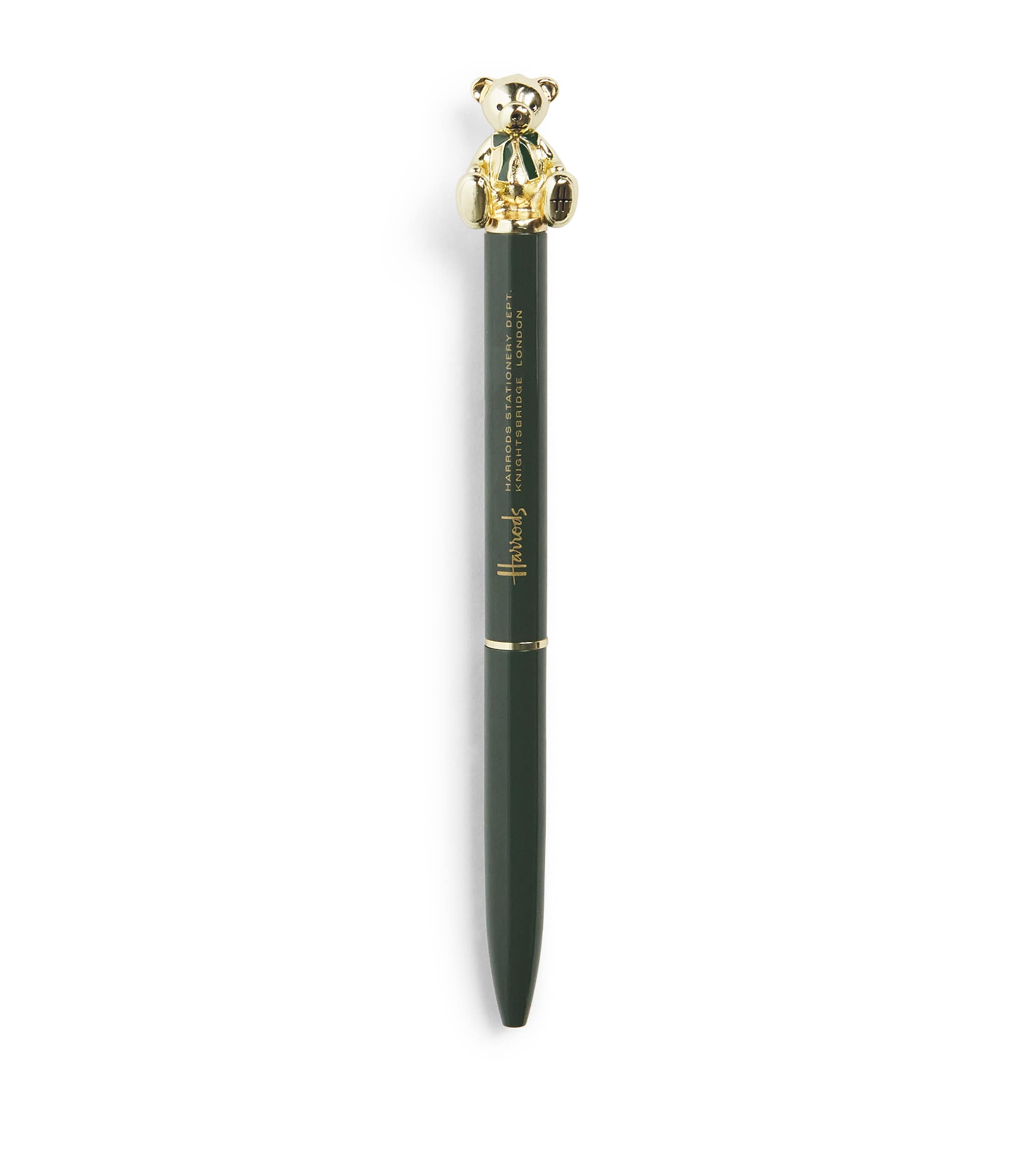 Harrods Henry Bear Pen Green Image 1