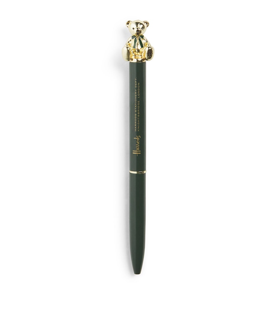 Harrods Henry Bear Pen Green Image 1