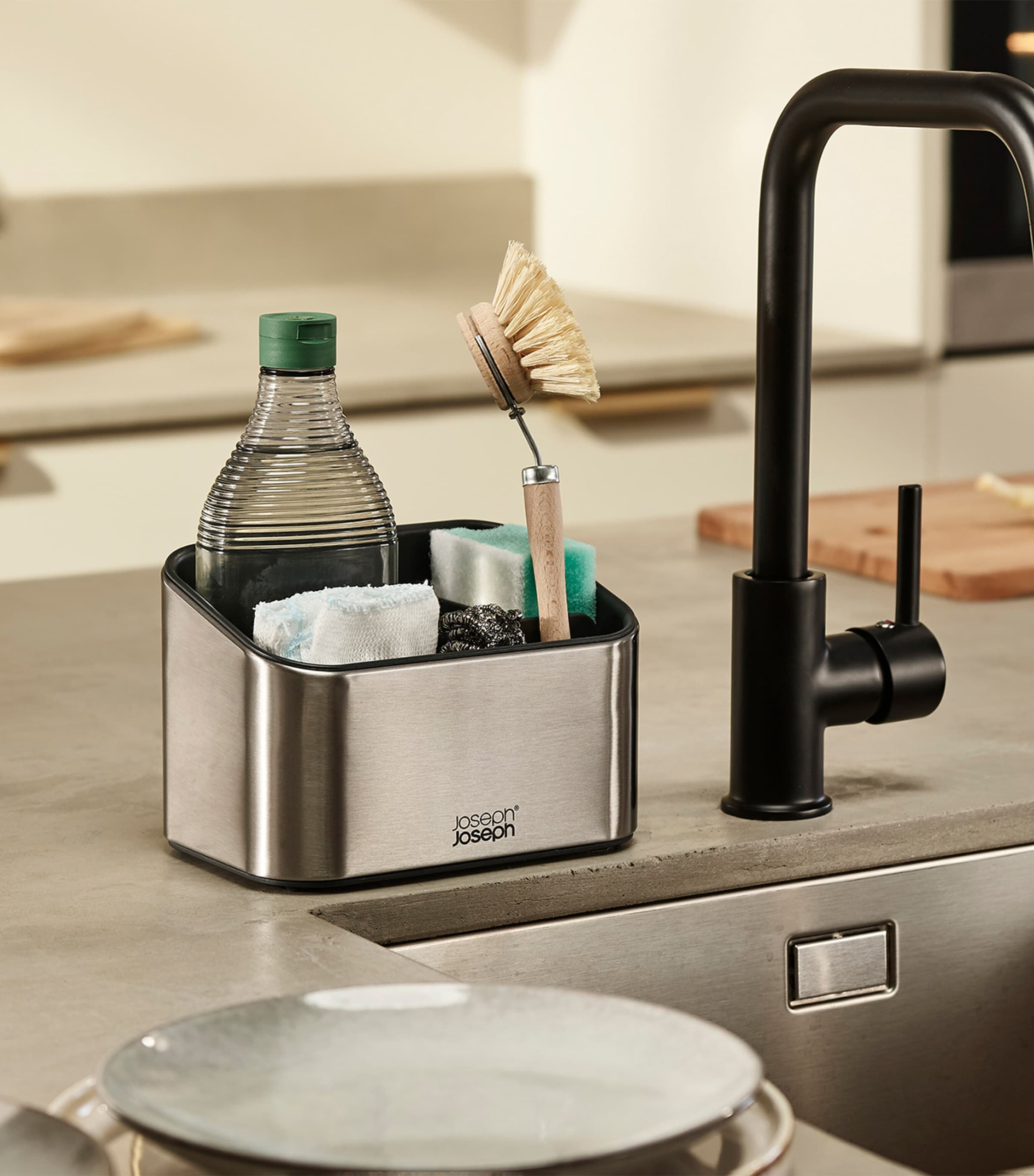 Joseph Joseph Surface Tiered Sink Pot | Kitchenware | Kitchen Storage | Designers | Joseph Joseph Joseph Joseph Surface Tiered Sink Pot | Kitchenware | Kitchen Storage | Designers | Joseph Joseph