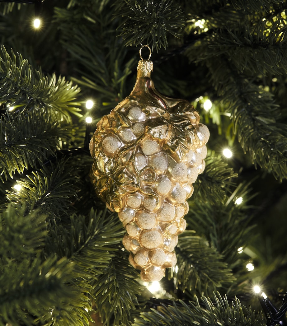 Harrods Glitter Grape Tree Decoration Image 3