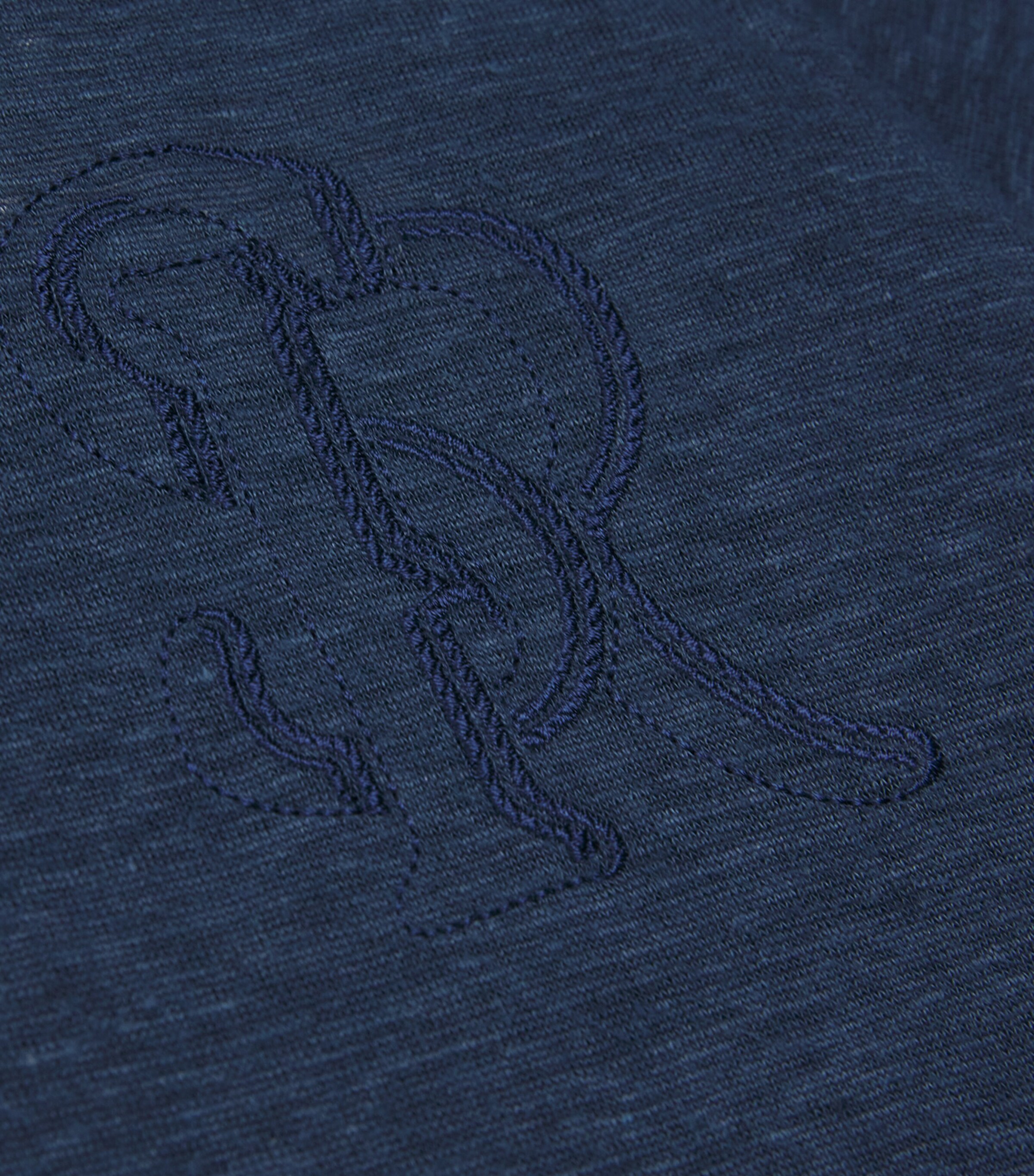 Stefano Ricci Kids Linen Embroidered Monogram T-Shirt (4-16 Years) Image 3