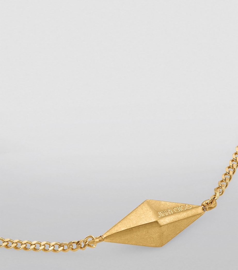 Diamond Fine Chain Bracelet GOLD Image 2