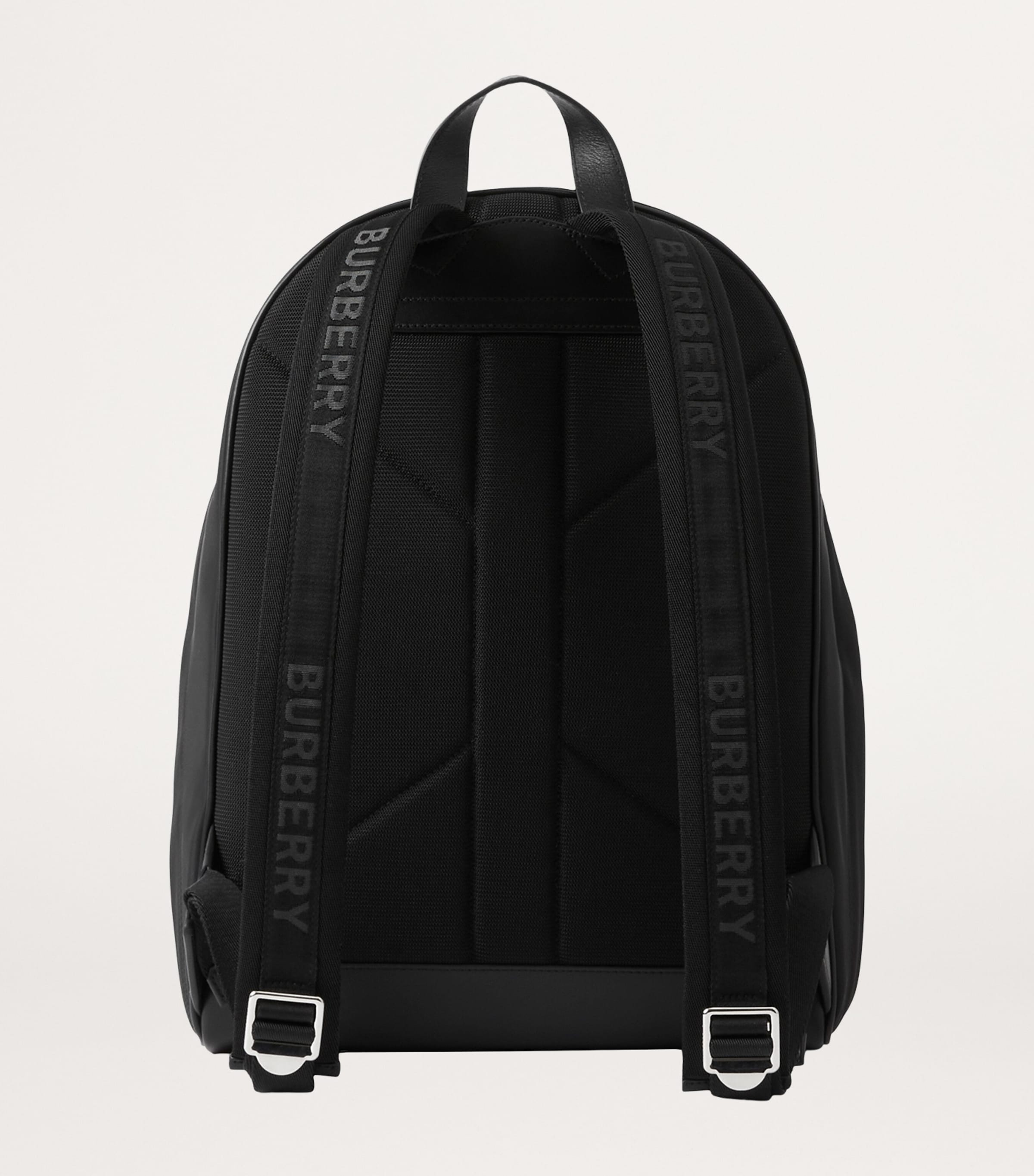 Nylon Logo Backpack BLACK Image 3