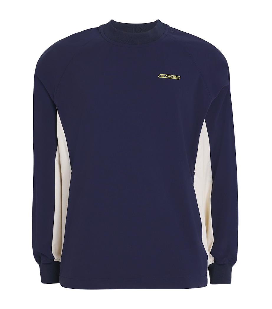 x Reebok Logo Windbreaker NAVY Image 1