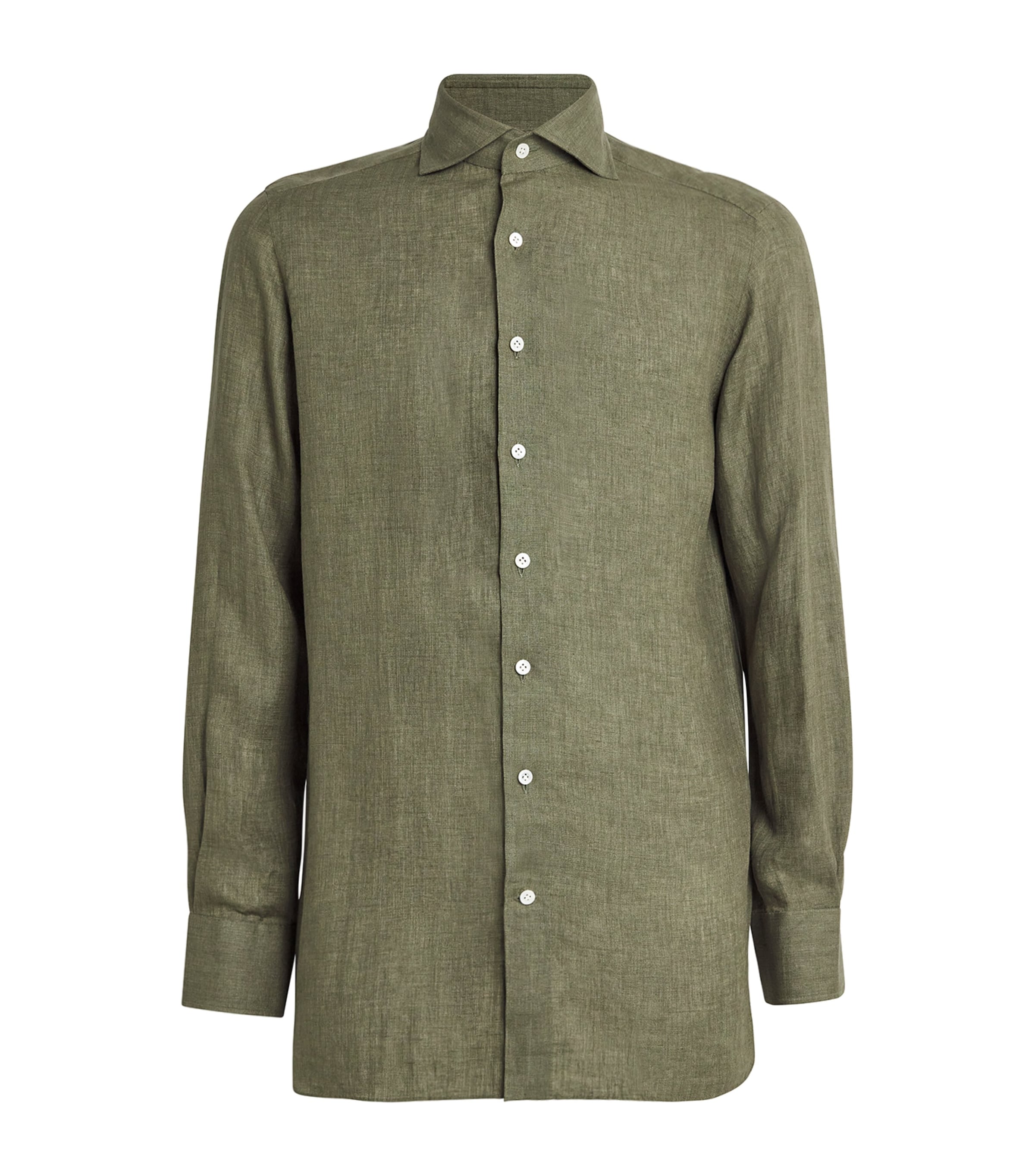 100hands Linen Shirt In Green