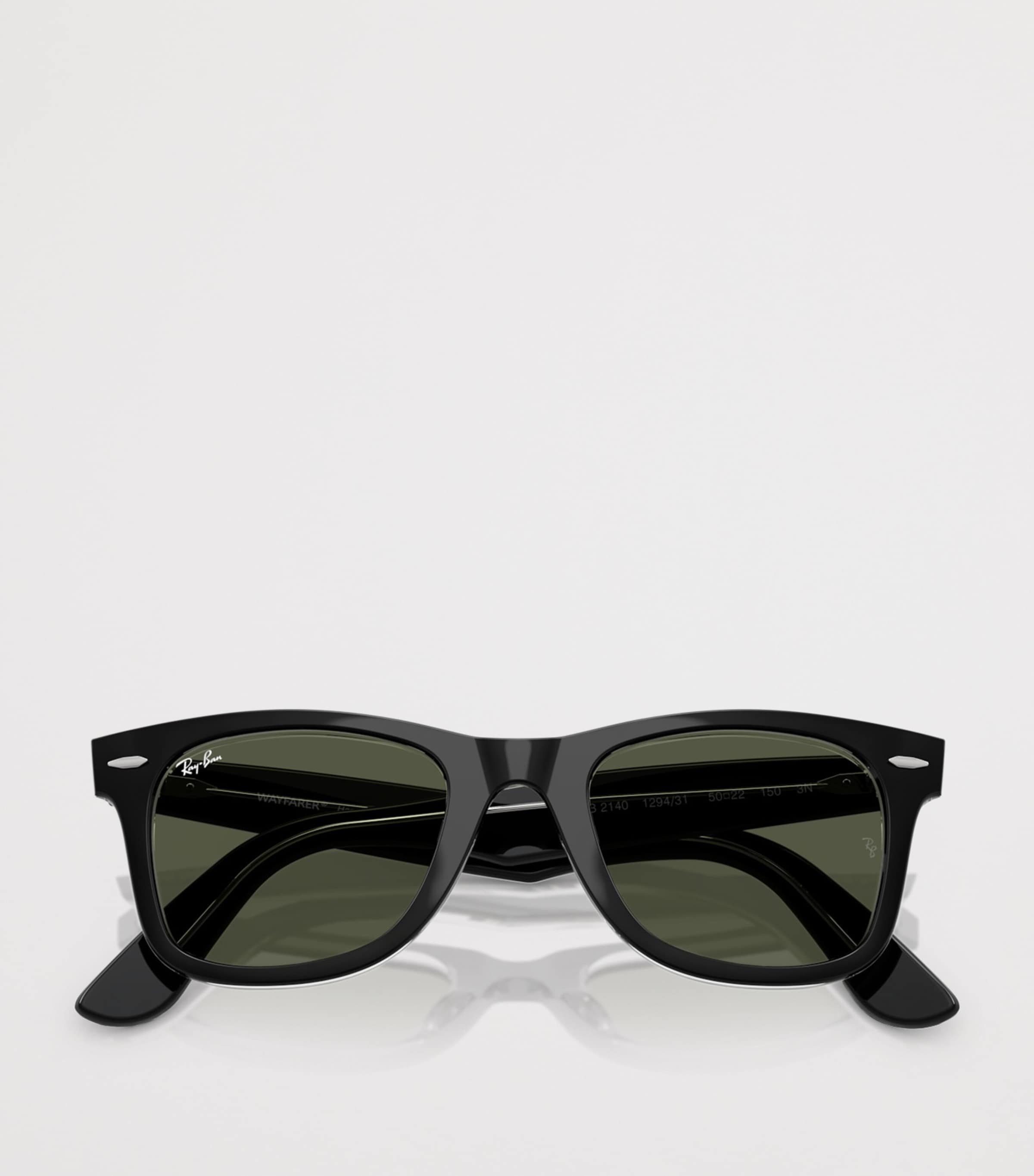 Ray-Ban RB2140 Original Wayfarer Classic Square Sunglasses Black Image 5