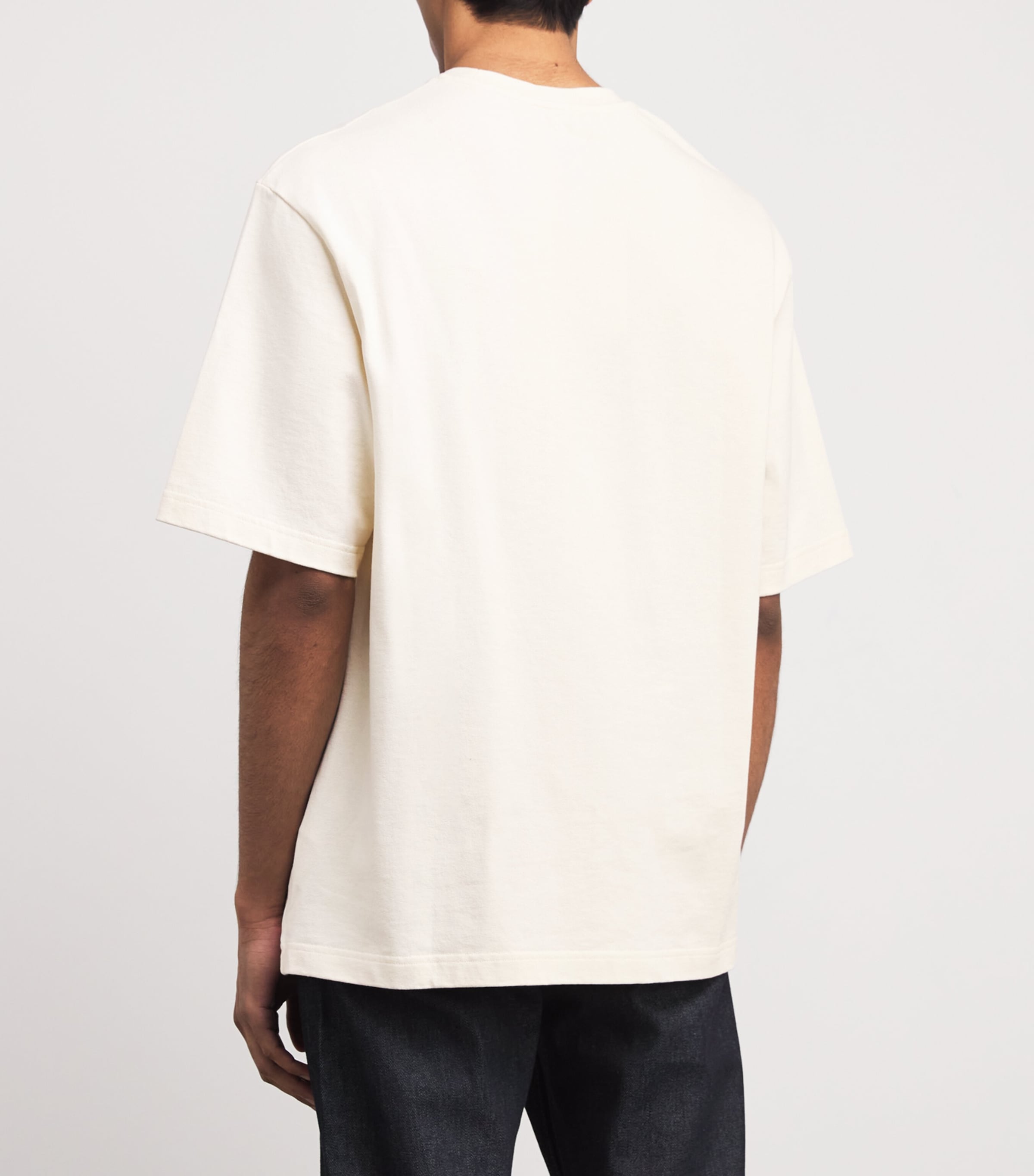 Cotton Embroidered Pelle T-Shirt EMB SHOVEL O/W-1NZ Image 4