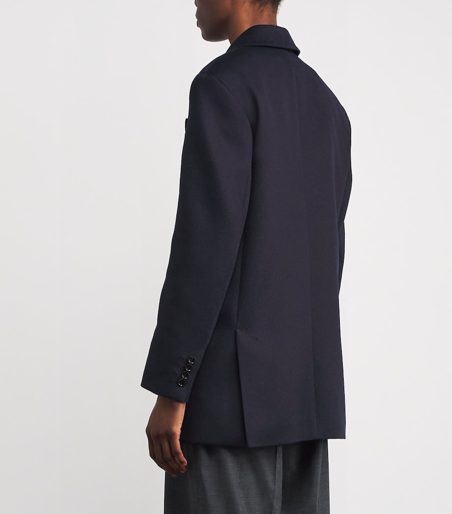 Camel Hair Double-Breasted Blazer ULTRAMARINE Image 4