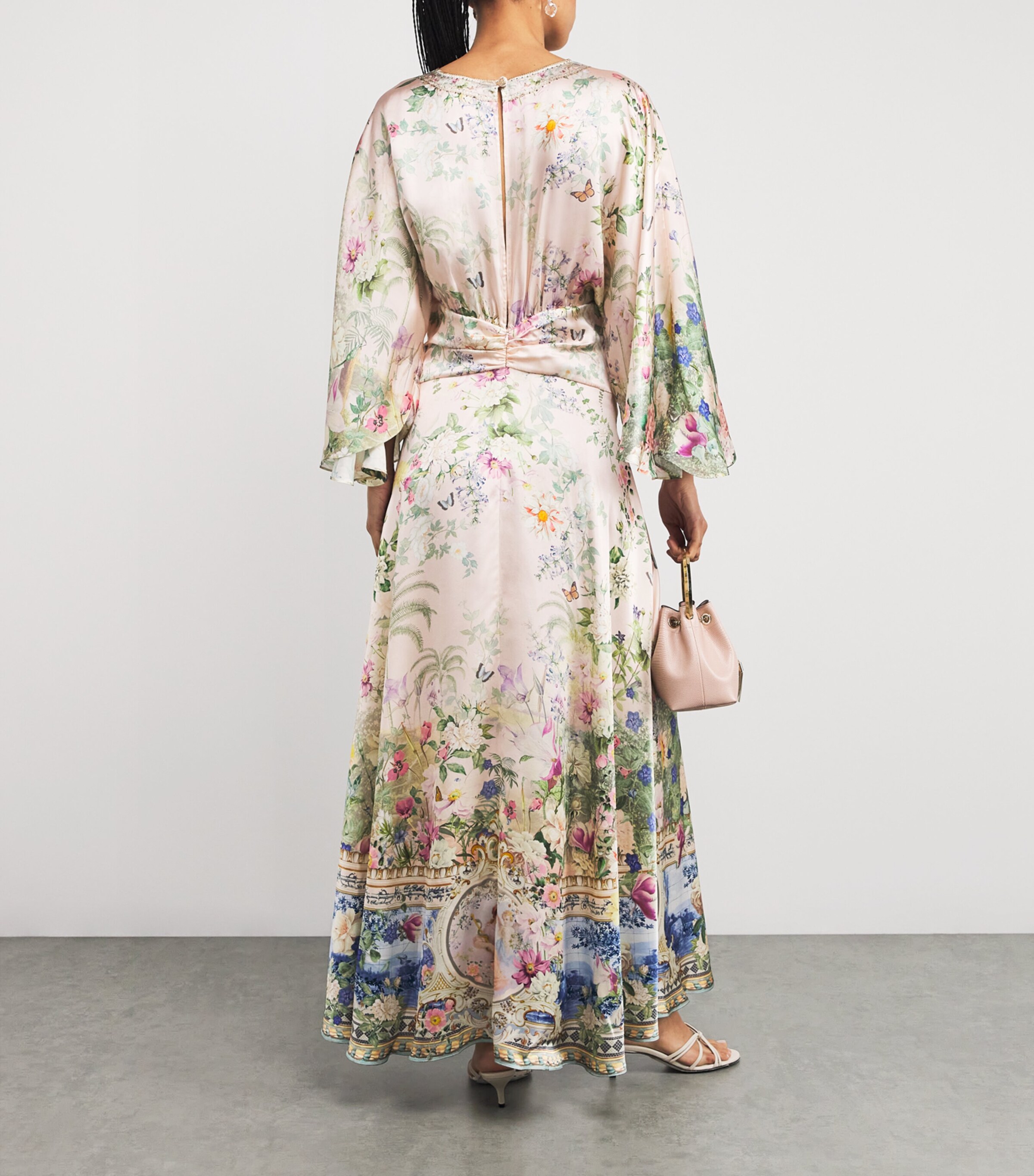 Camilla Womens Silk Palacio Playground Maxi Dress Plciplay Image 3