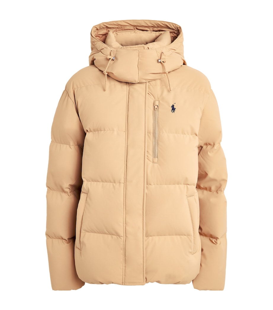 Polo Pony Down Puffer Jacket CLASSIC CAMEL Image 1