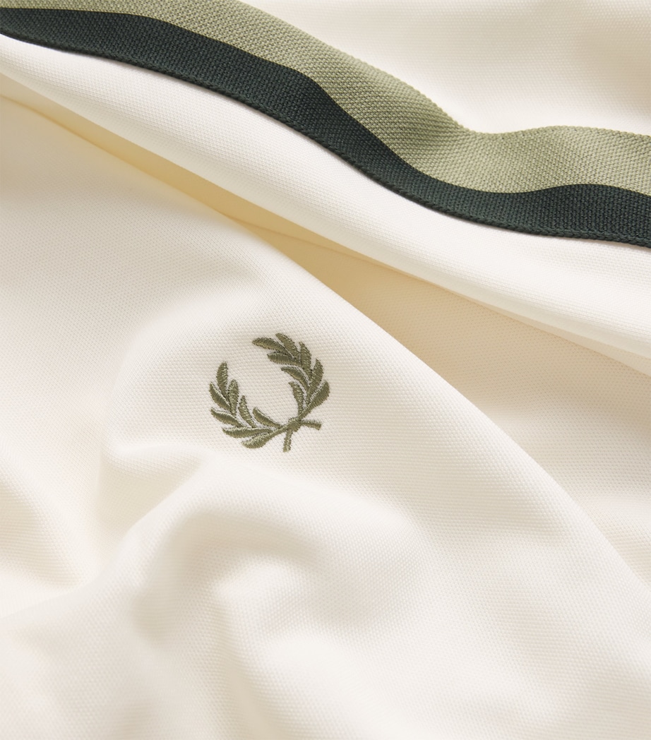 Contrast-Tape Track Jacket 760LT ECRU Image 5