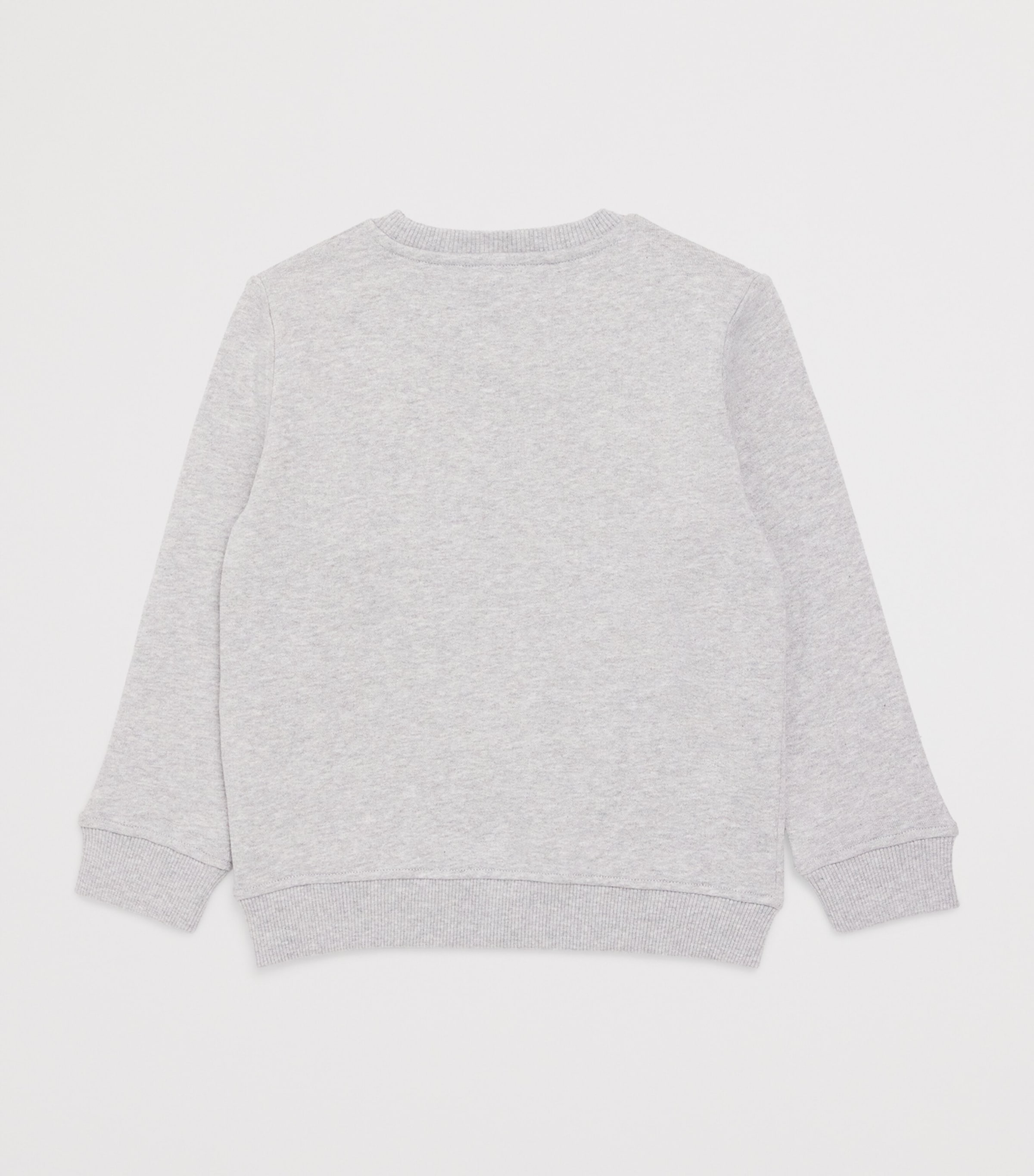 Stella McCartney Kids Cotton Logo Drawing Sweatshirt (2-14 Years) Grigio Medio Mel. Image 2