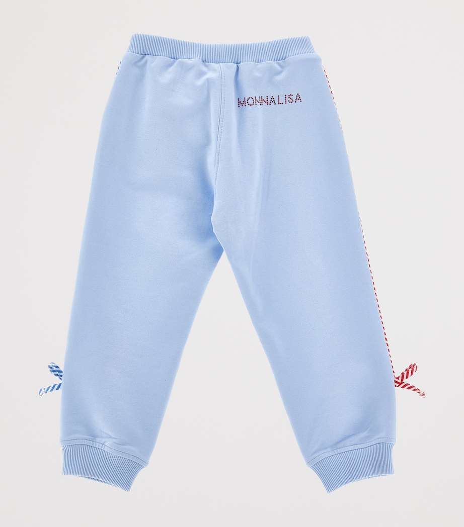 Stretch-Cotton Sweatpants (2-12 Years) CELESTE Image 2