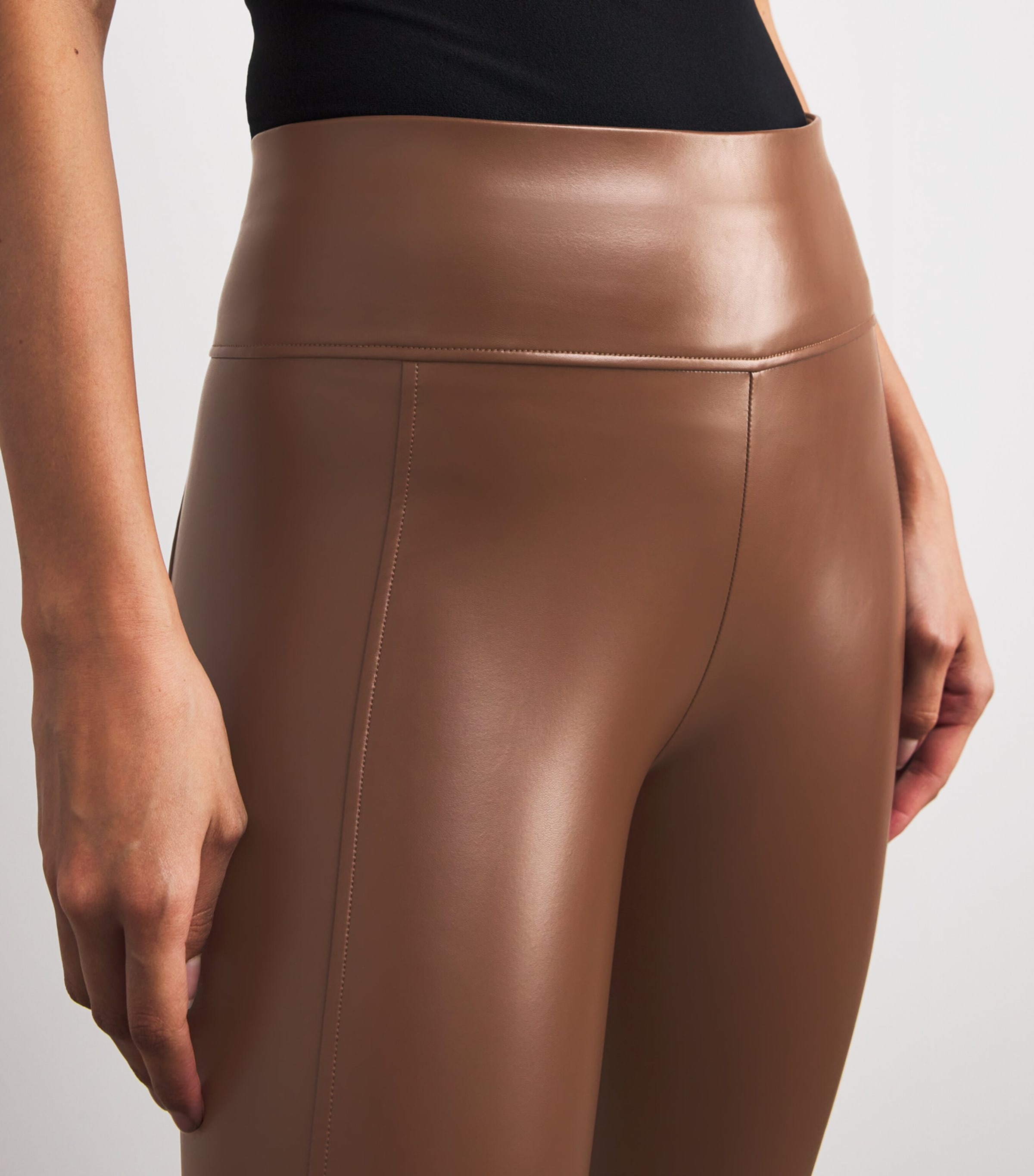 Faux Leather Edie Forming Leggings 4782 SABA Image 6
