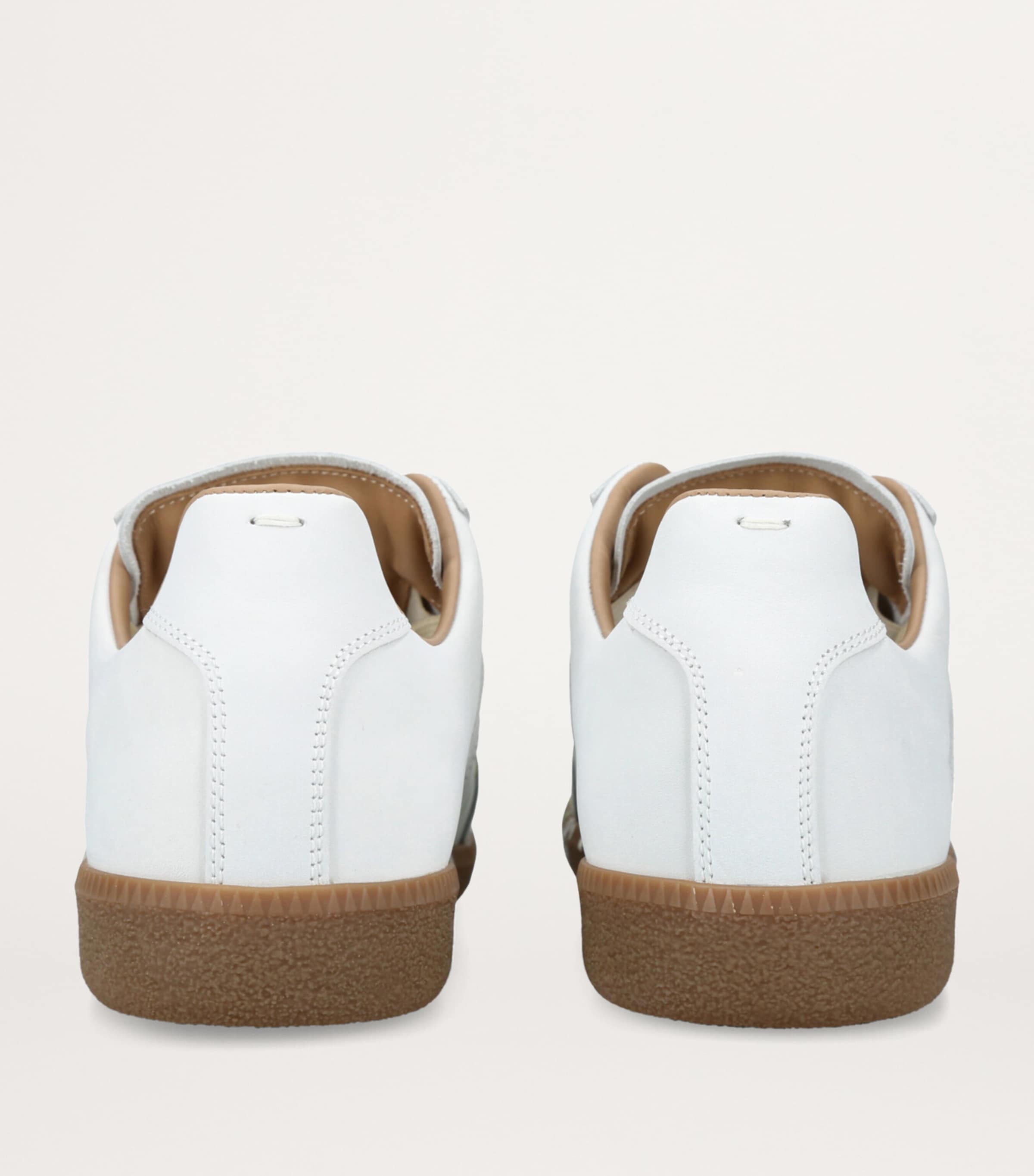 Maison Margiela Leather Paint-Detail Replica Sneakers