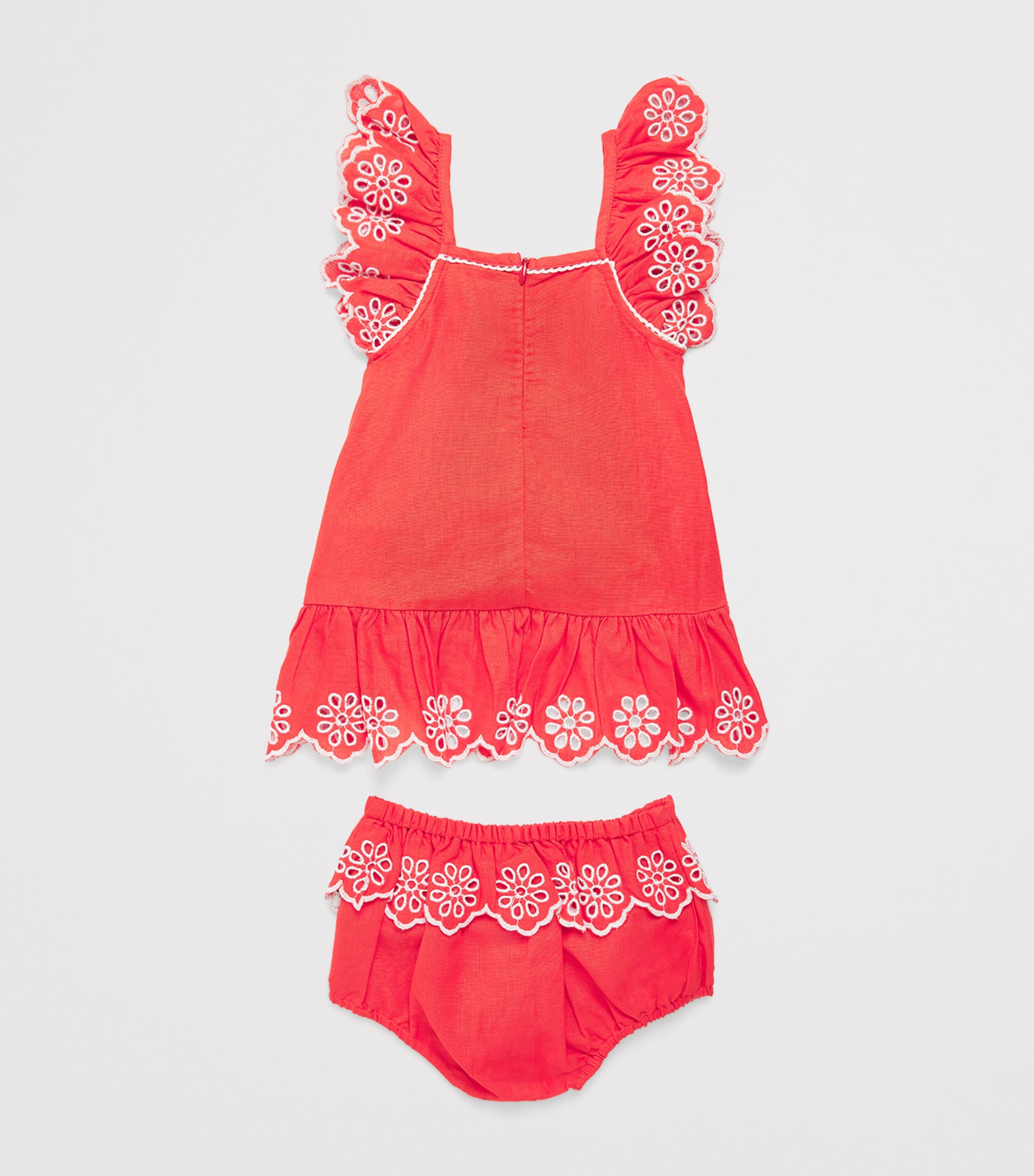 Stella McCartney Kids Broderie Anglaise Dress and Bloomers Set (3-36 Months) Image 2