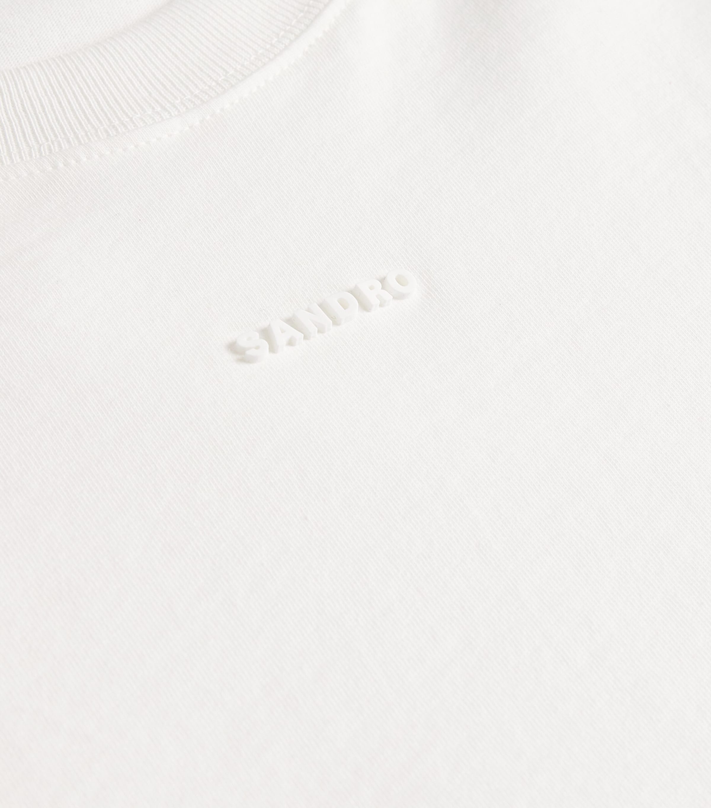 Cotton Logo T-Shirt OPTIC WHITE Image 5