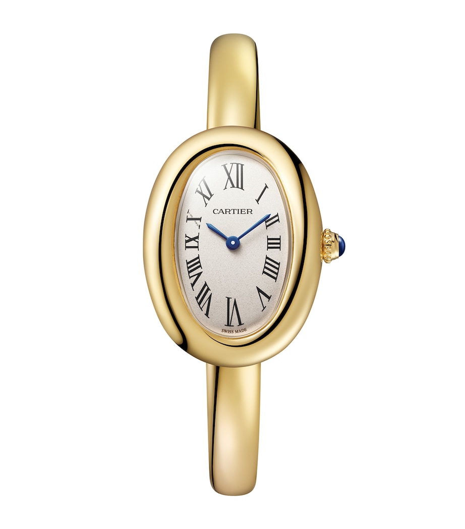 Small Yellow Gold Baignoire de Cartier Watch 23.1mm (Size 15) YELLOW GOLD Image 1