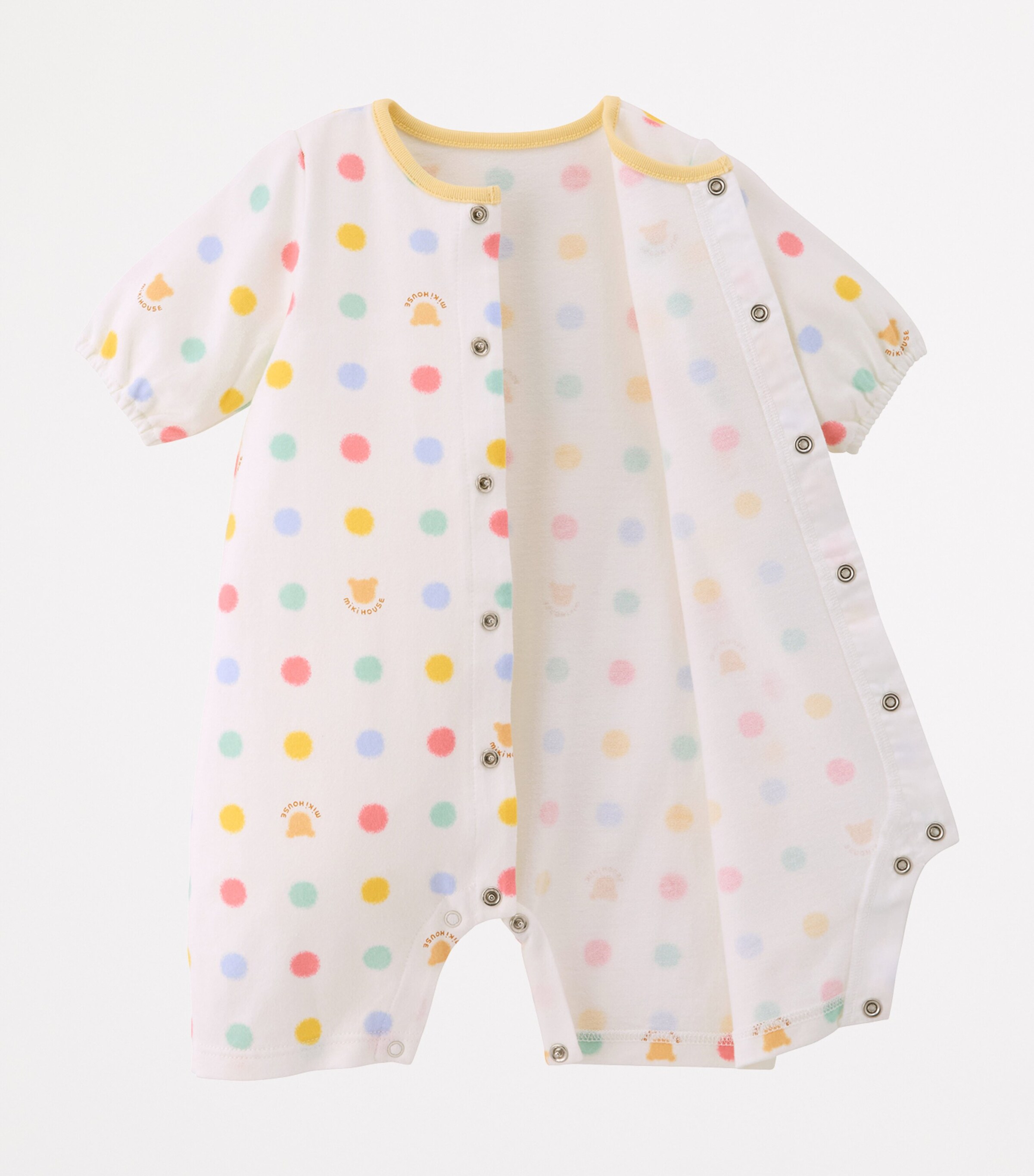 Cotton Polka Dot Playsuit (1 Month) 31 Image 2