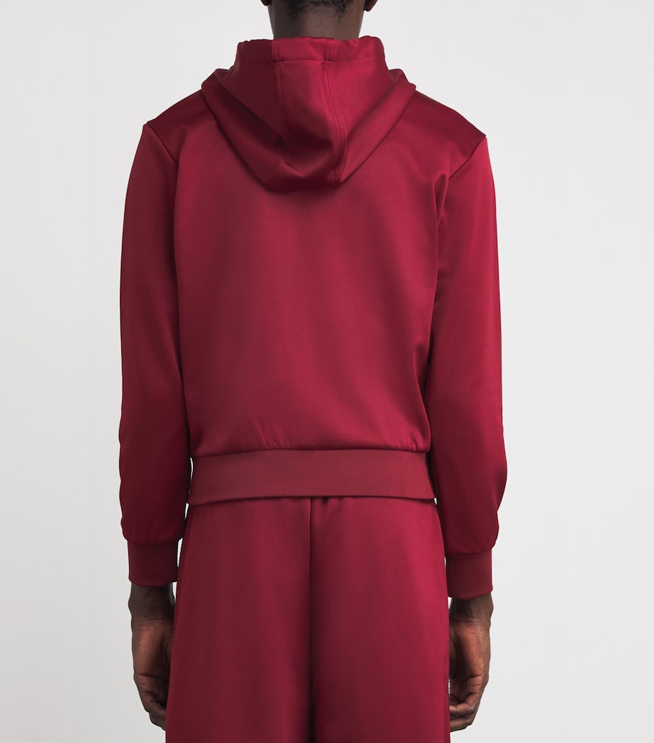 x Wales Bonner Collegiate Hoodie COLLEGIATE BURGUNDY Image 4