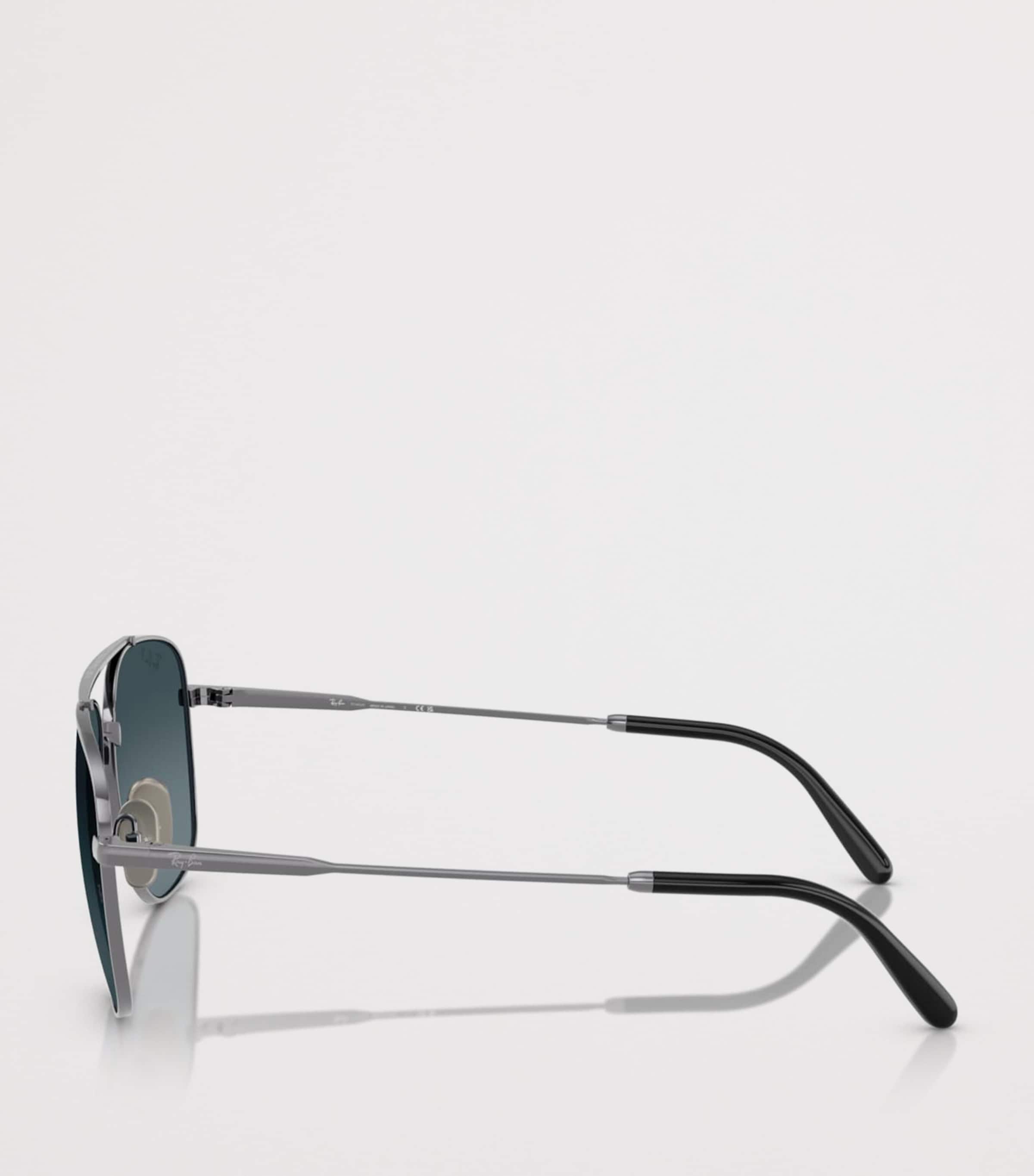 Ray-Ban Titanium William Square Sunglasses Grey Image 3