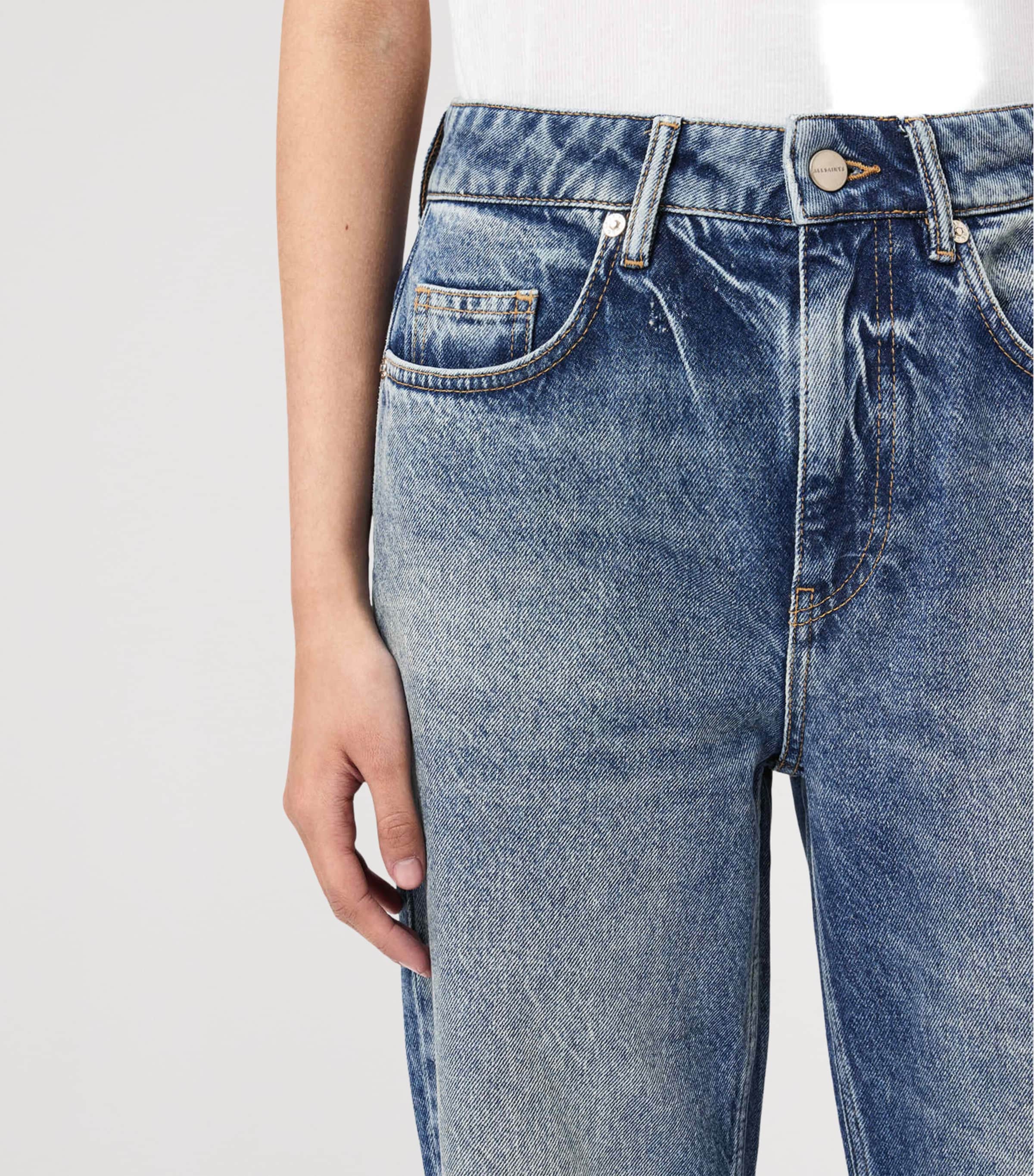 AllSaints Womens Ember Flared Jeans Vintage Indigo Image 5