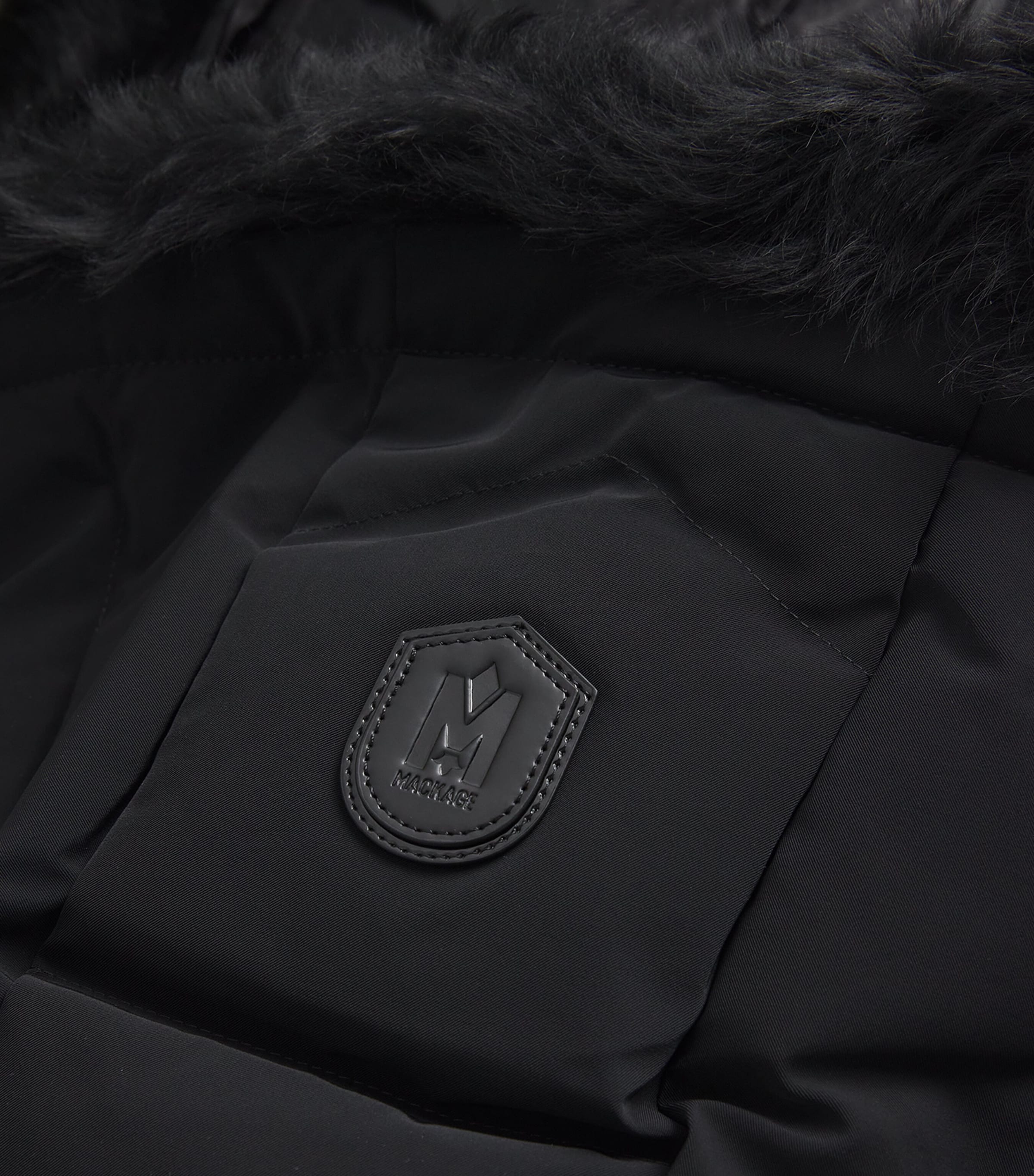 Down Fox Fur-Trim Elita-ZR Ski Jacket BLACK Image 5