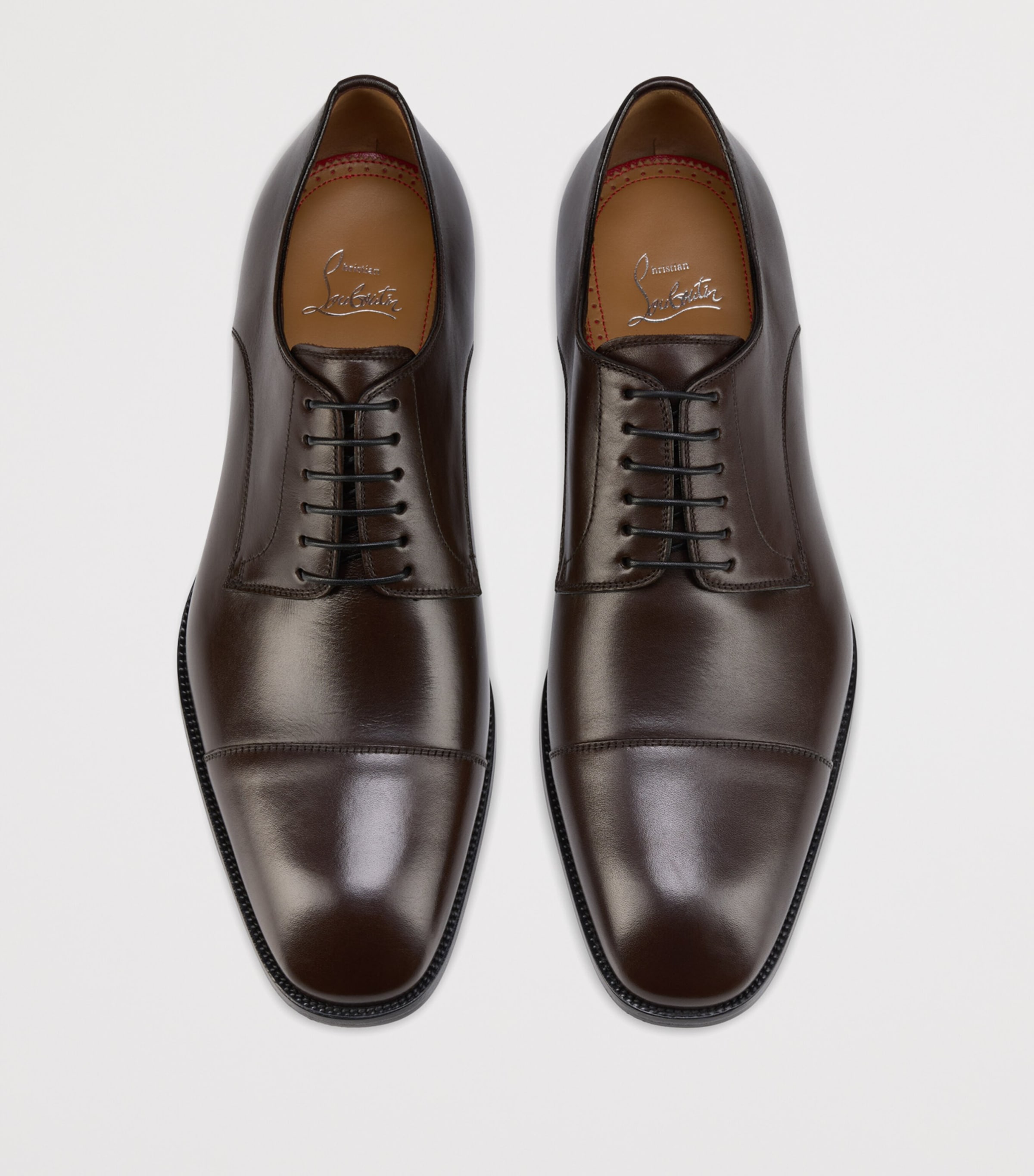 Christian Louboutin Top 5 Leather Derby Shoes Image 3