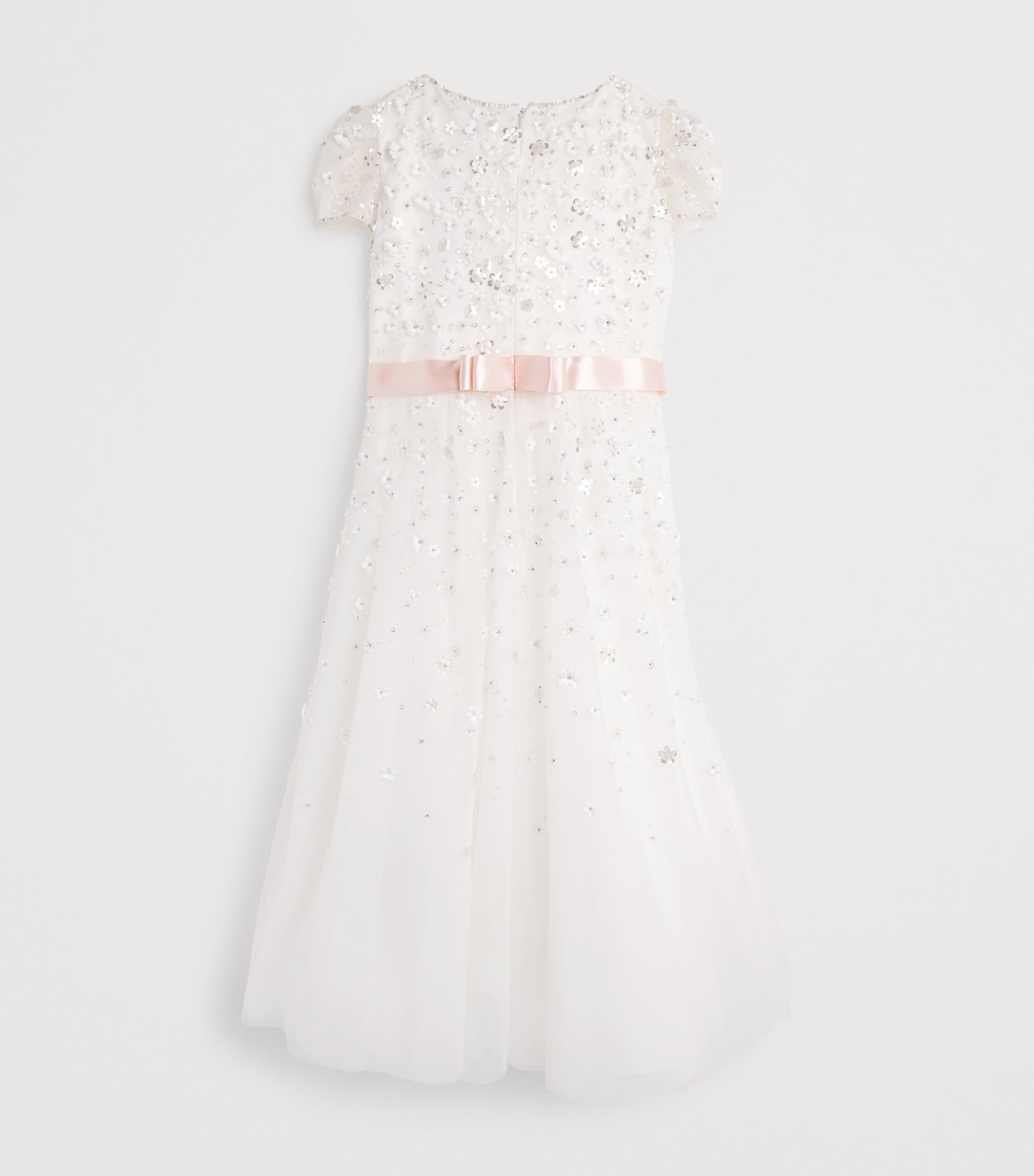 Tulle Embellished Lotty Dress (6-14 Years) 1 IVORY Image 2