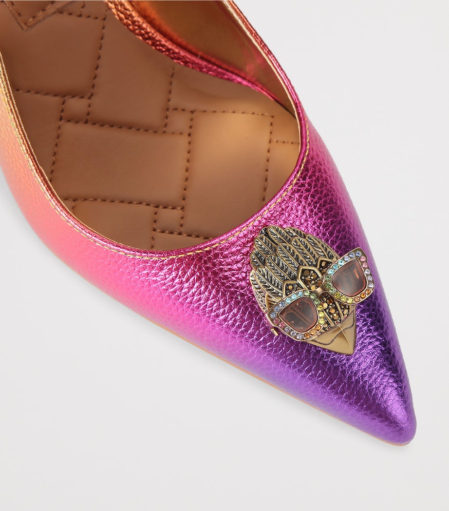 Kurt Geiger London Metallic Leather Belgravia Slingback Heels 85 Other Image 2