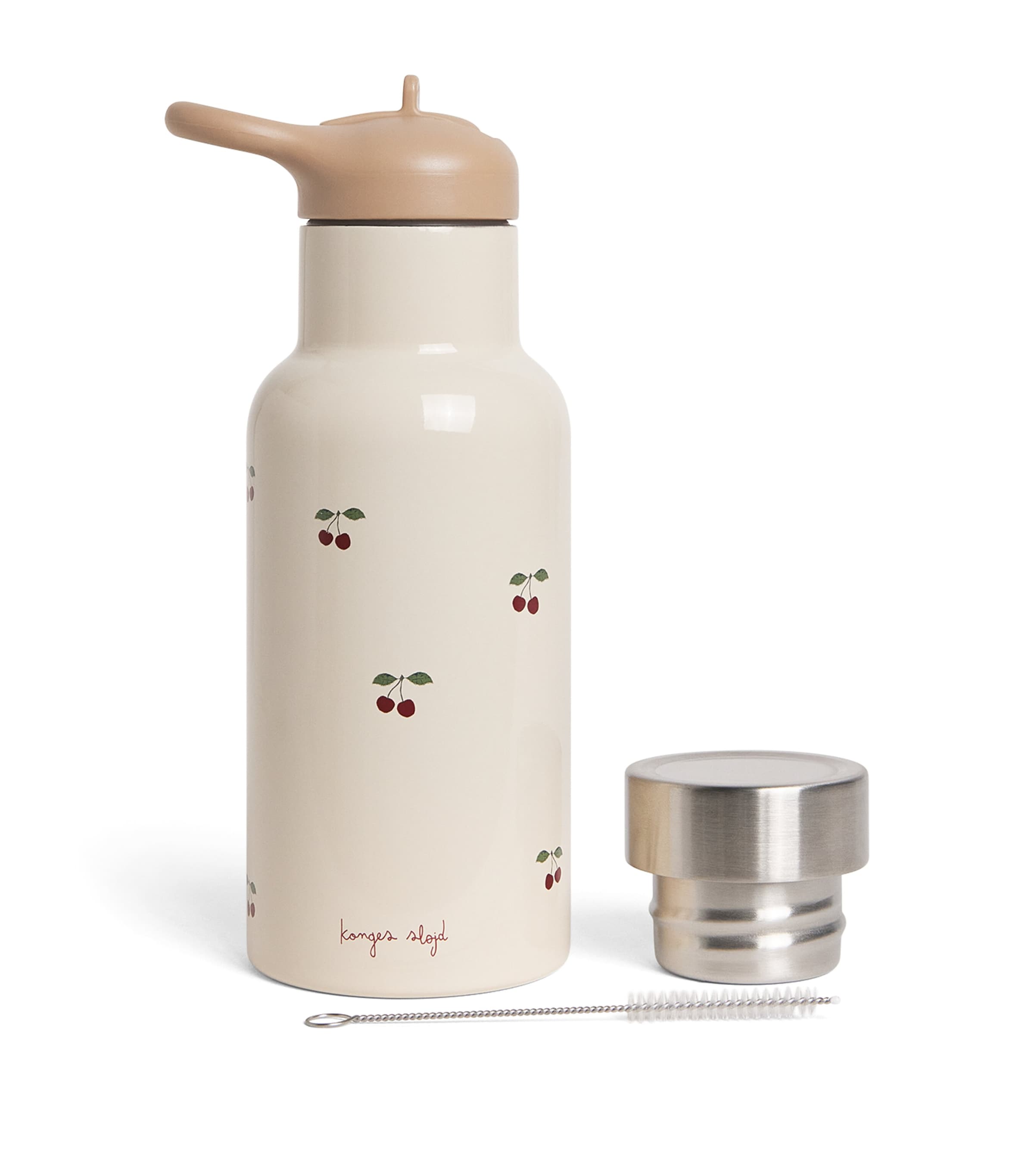 Konges Slojd Thermo Water Bottle In Brown