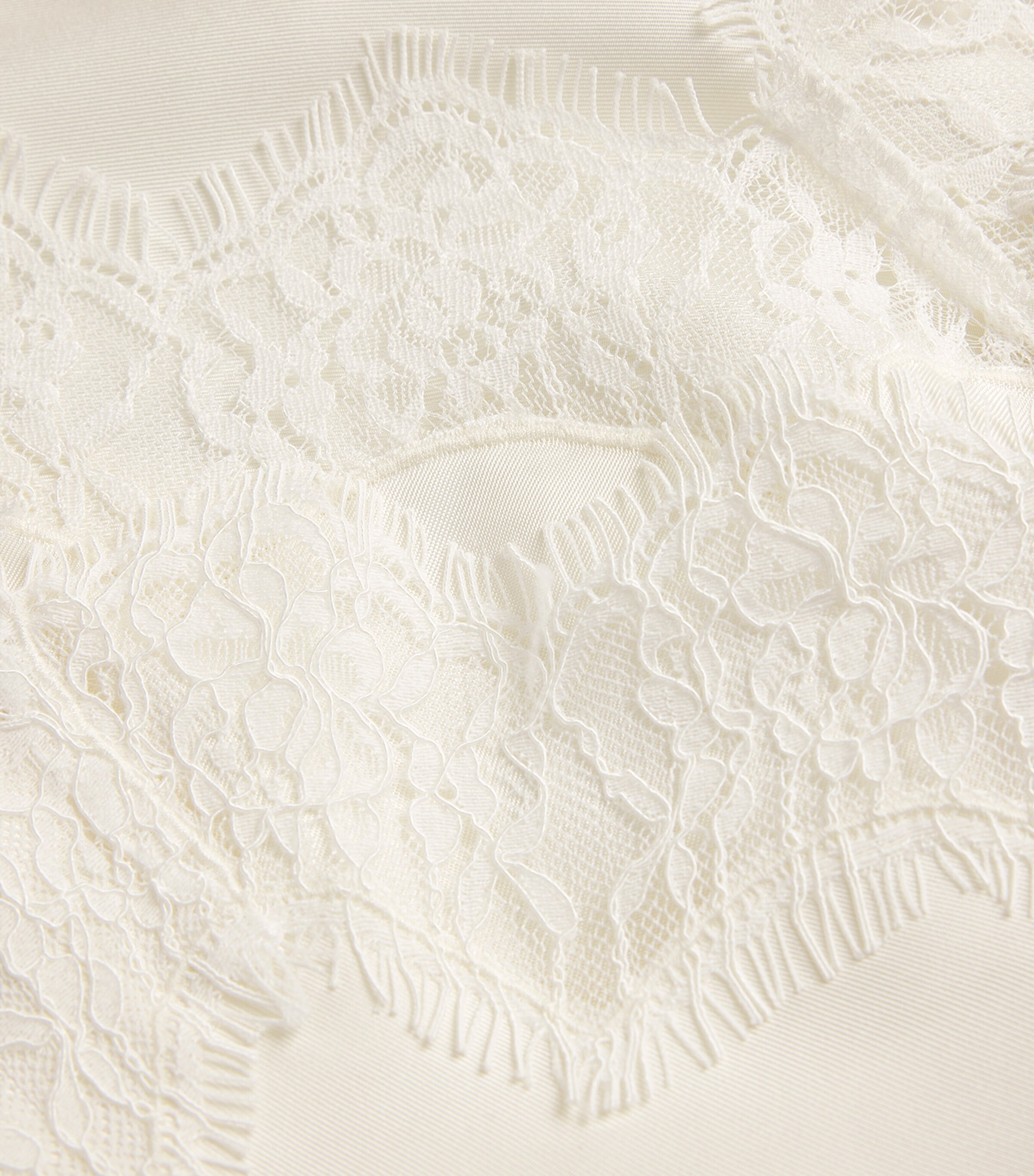 Silk Lace-Trim Camisole Top 101_291 CREAM Image 5