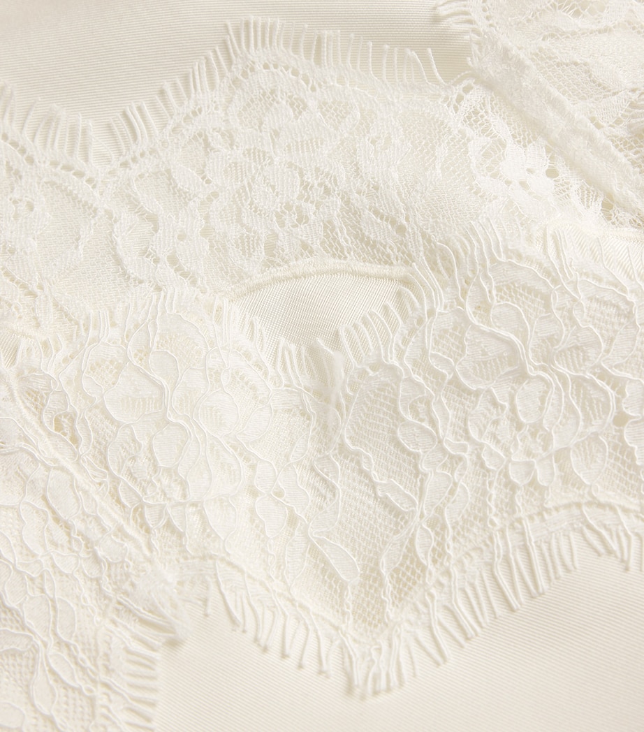 Silk Lace-Trim Camisole Top 101_291 CREAM Image 5