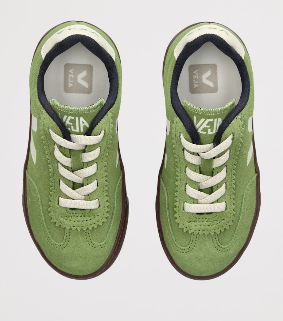 Suede Volley Sneakers GREEN Image 4
