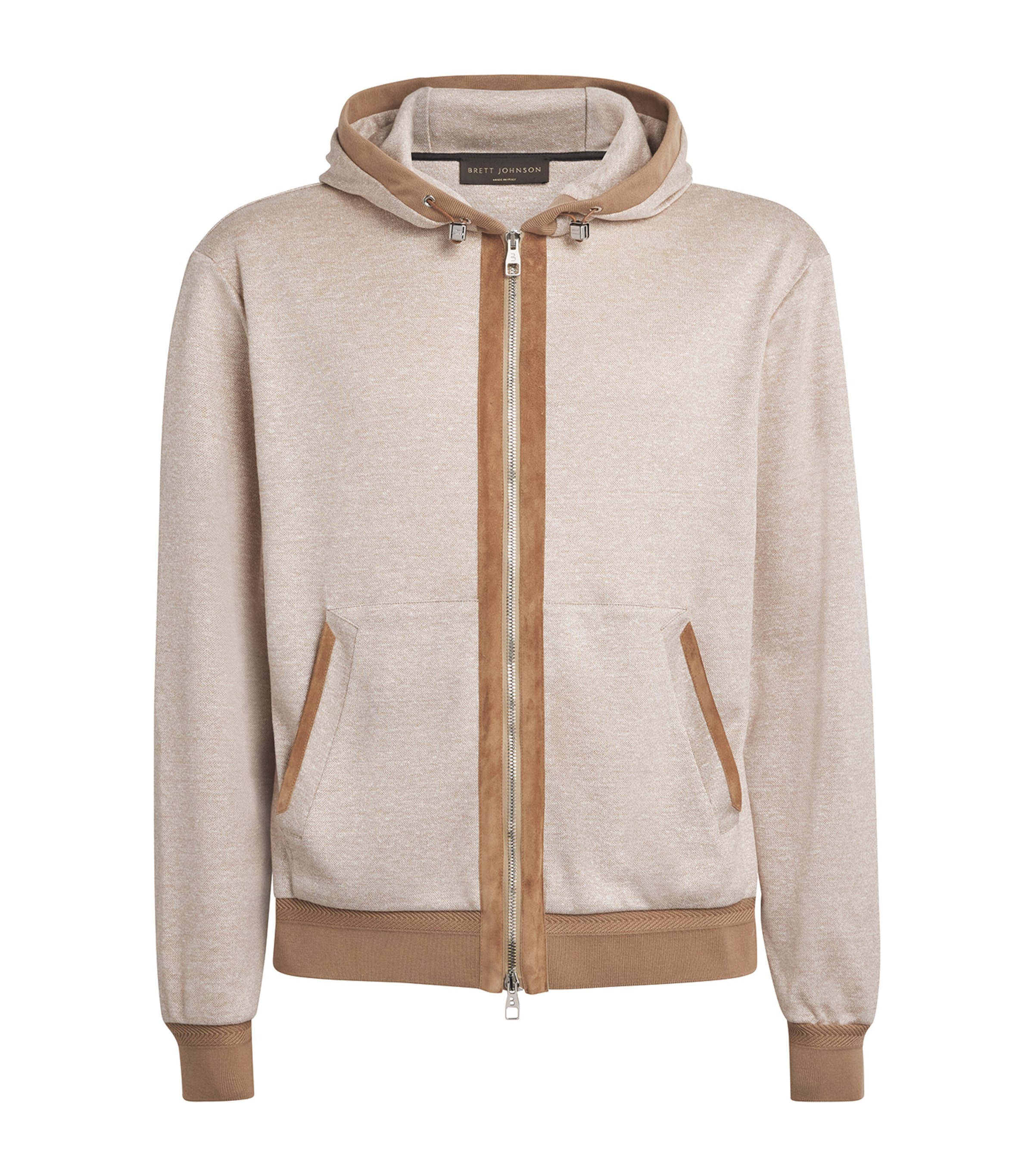 Brett Johnson Mens Linen-Silk-Cotton Hoodie Dondi Art Image 1