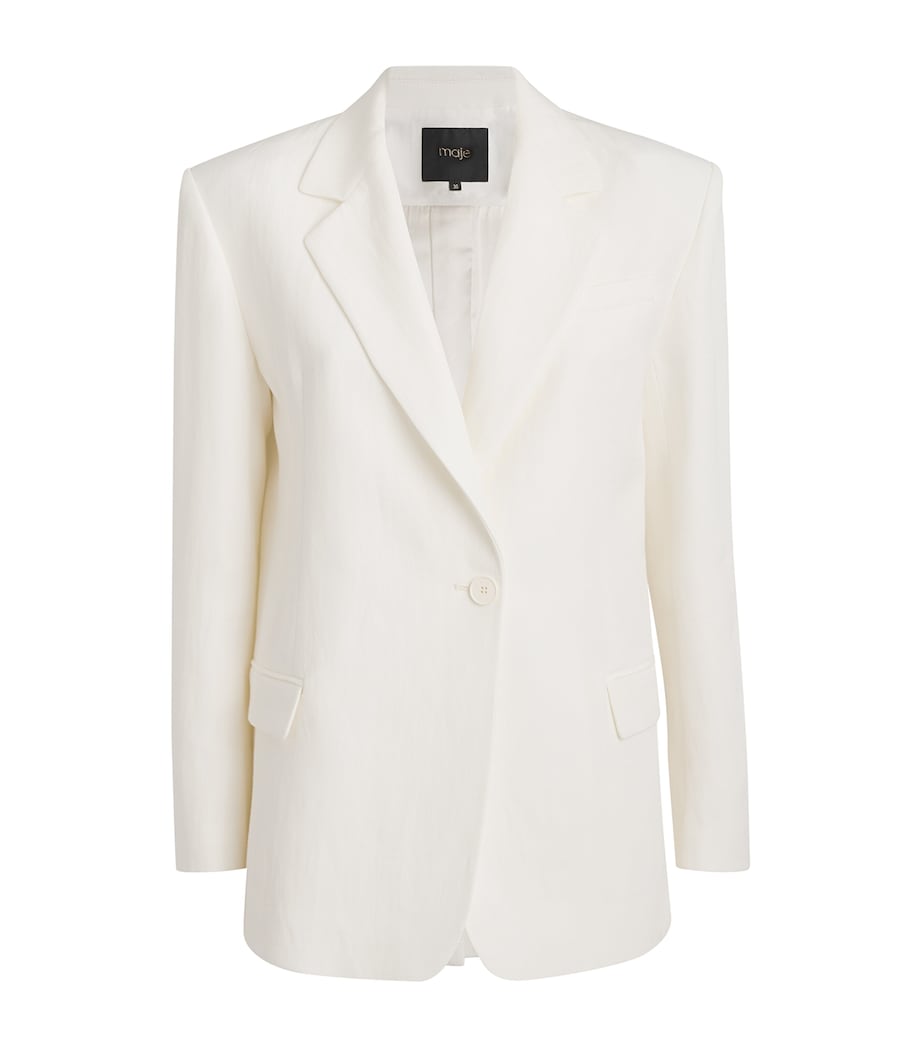 Single-Breasted Blazer ECRU Image 1