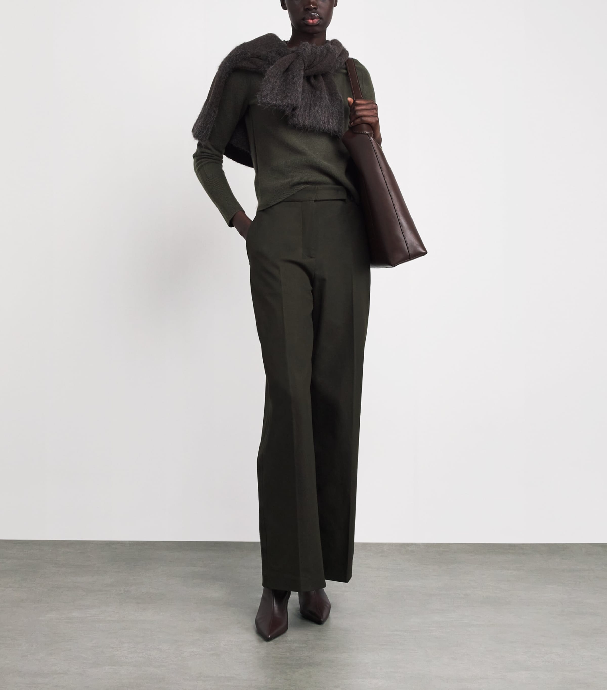 Cashmere Melby Sweater PALM LEAF Image 2