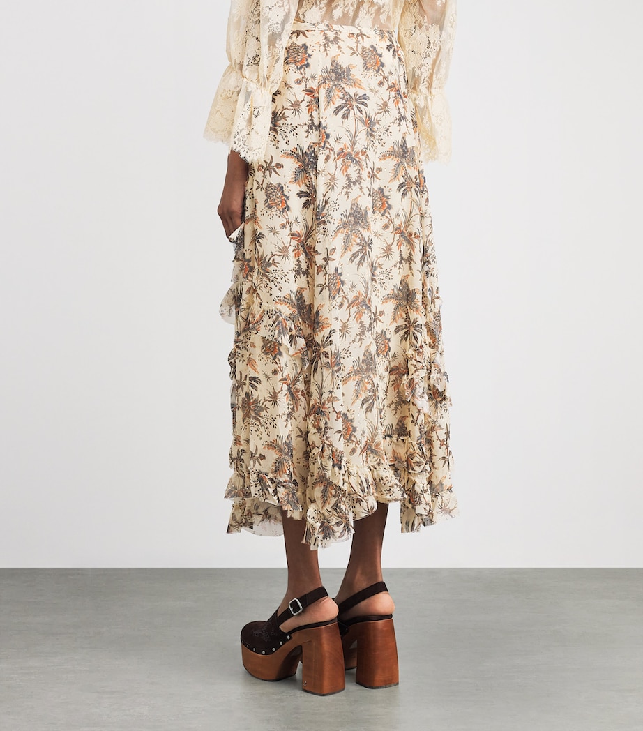 Chiffon Adele Midi Skirt CAMEO Image 4