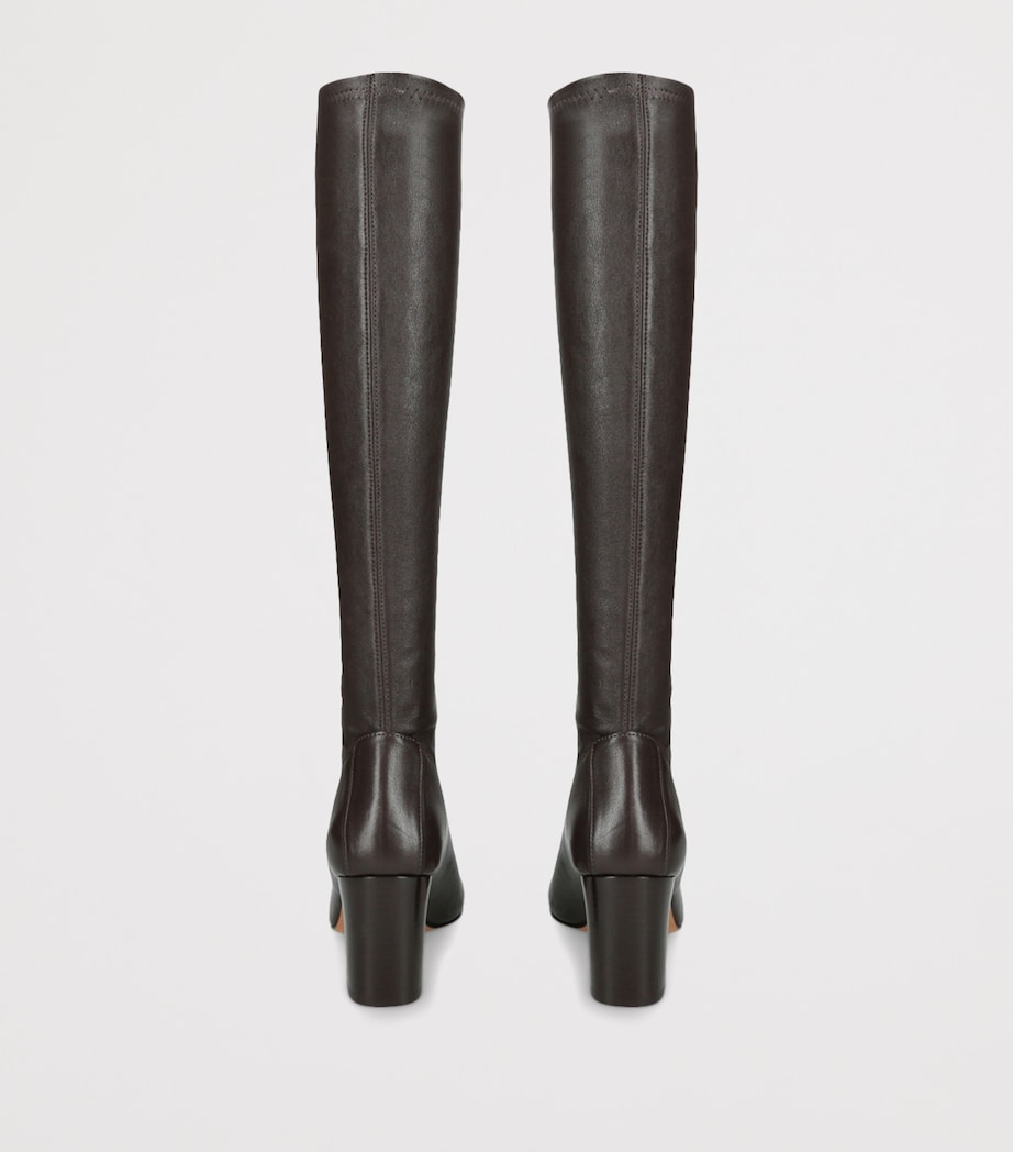 Jude Leather Memo Knee-High Boots 95 Brown Image 3