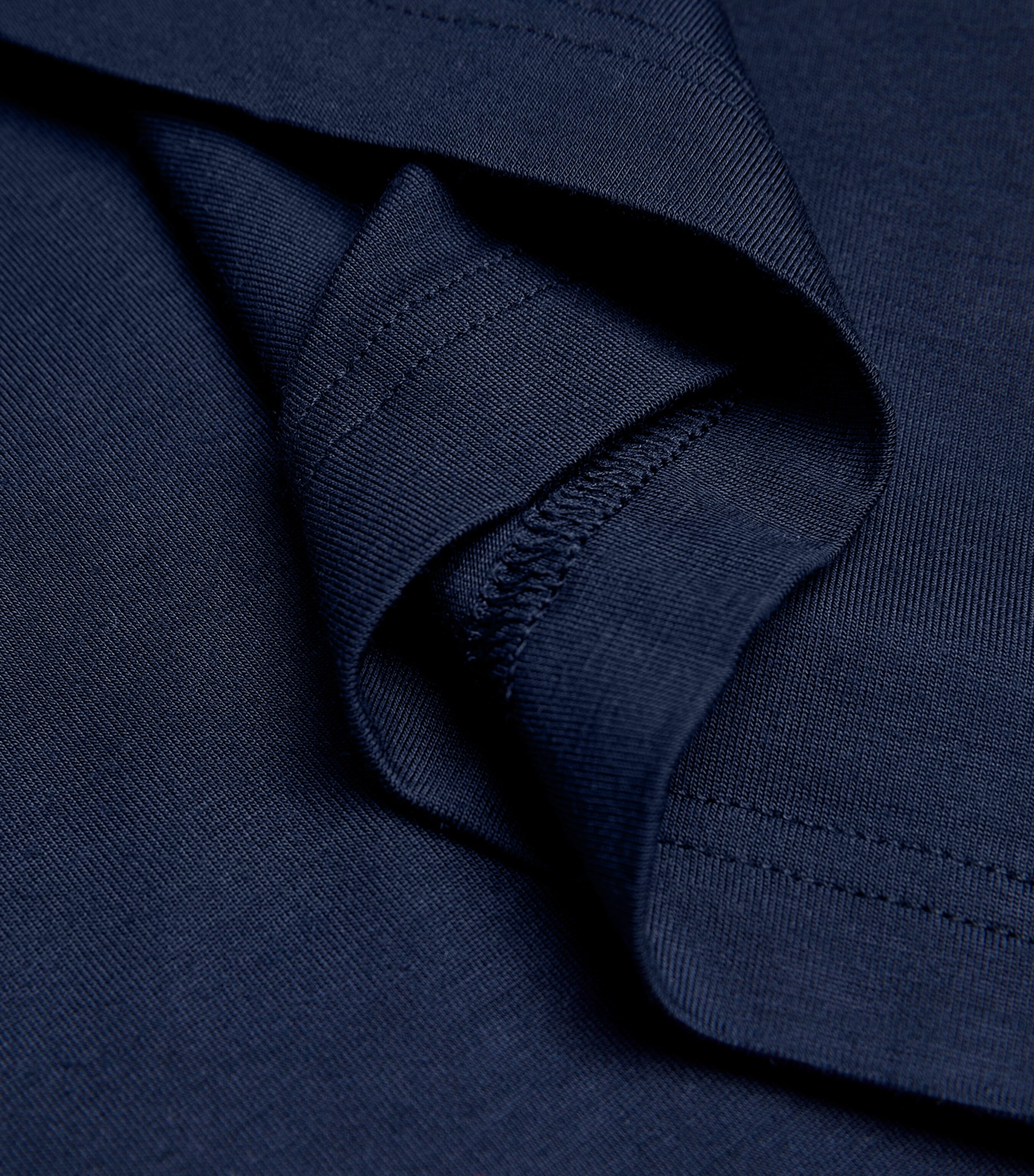 Zimmerli Mens Stretch-Modal Pureness T-Shirt Navy Image 5