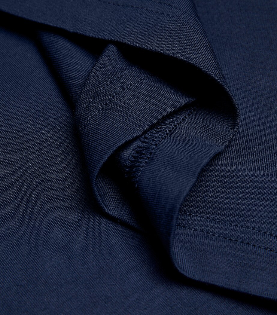 Stretch-Modal Pureness T-Shirt 447 NAVY Image 5
